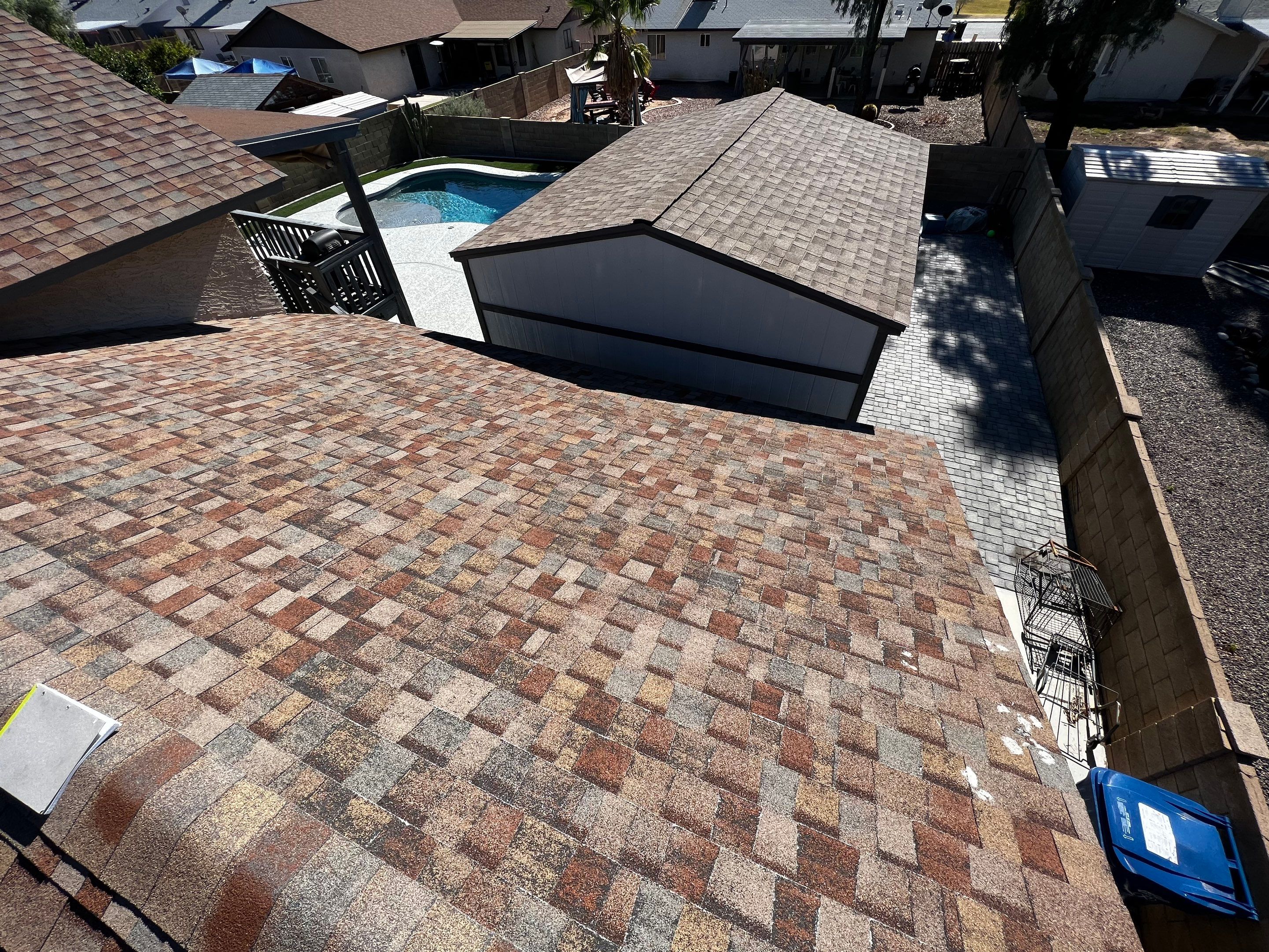 Anne's Full Re-Roof + Shed by All Storm Roofing & Construction