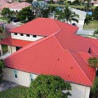 24ga 1.5" Mechanical Seam Terra Cotta by Total Roofing System The Metal Roof Experts