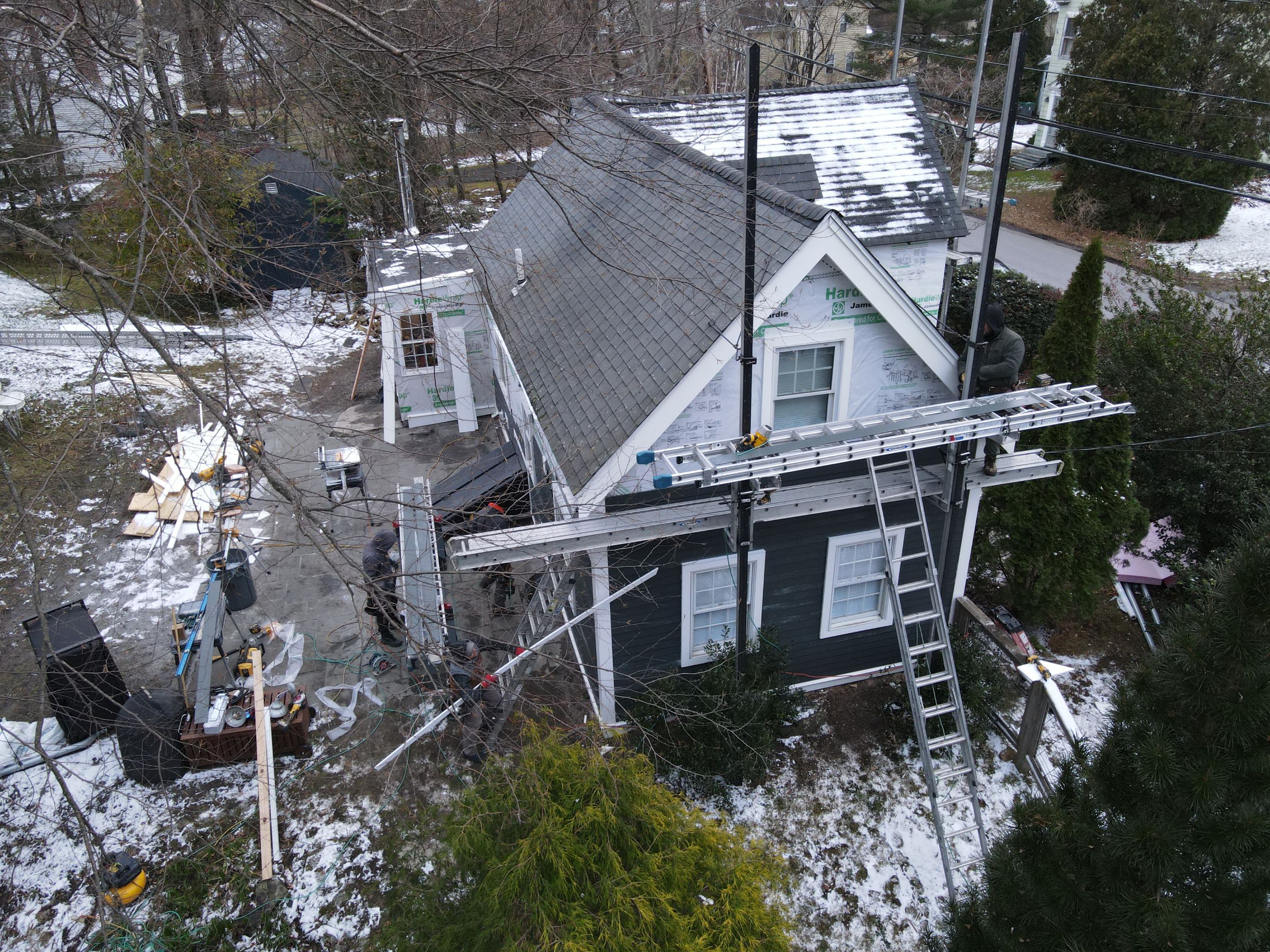 Siding Installation using James Hardie by UBrothers Construction