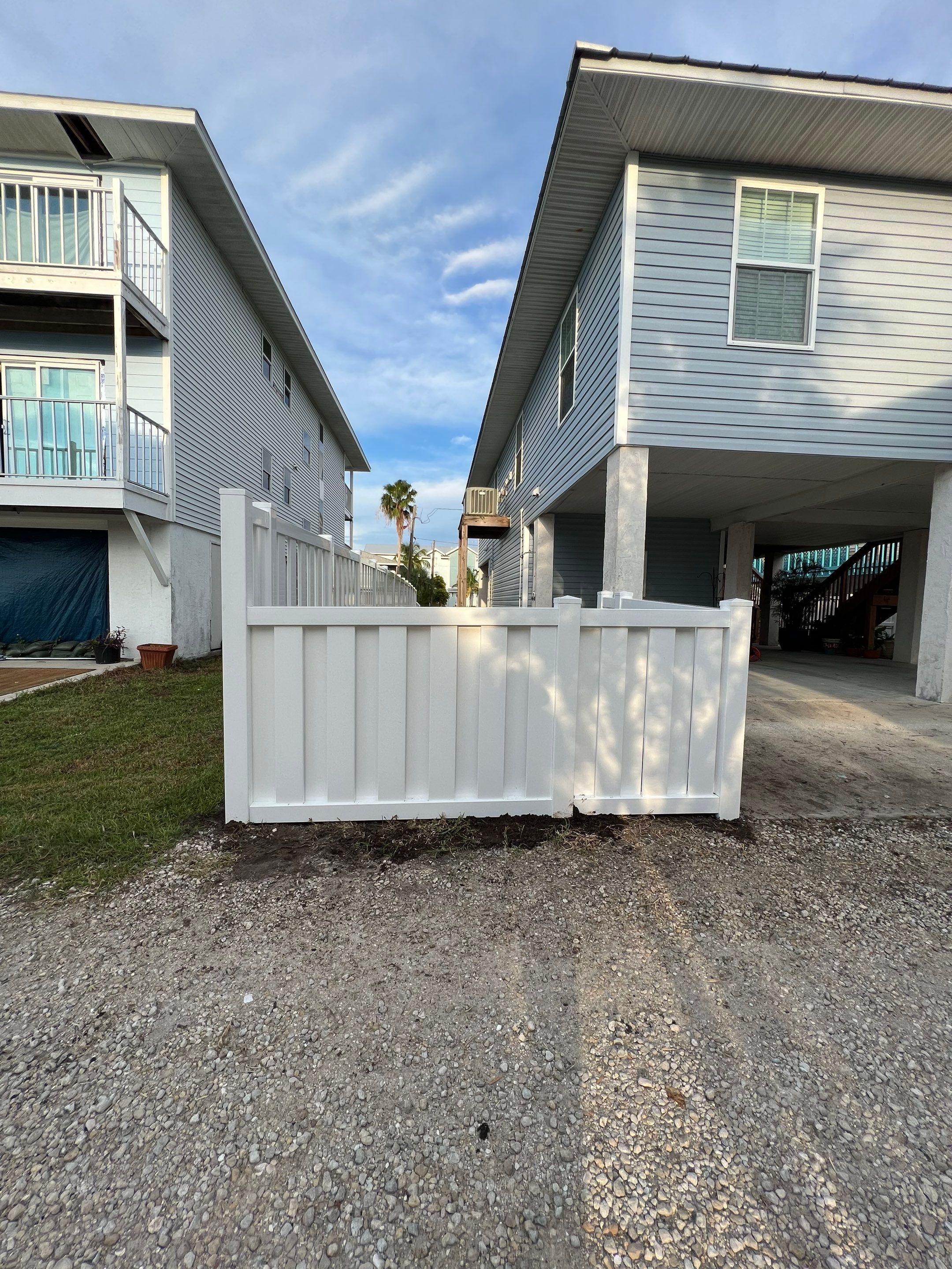Vinyl Fence Installation using Vinyl Vertical Shadowbox Privacy Fence by Asap fence and gates, LLC