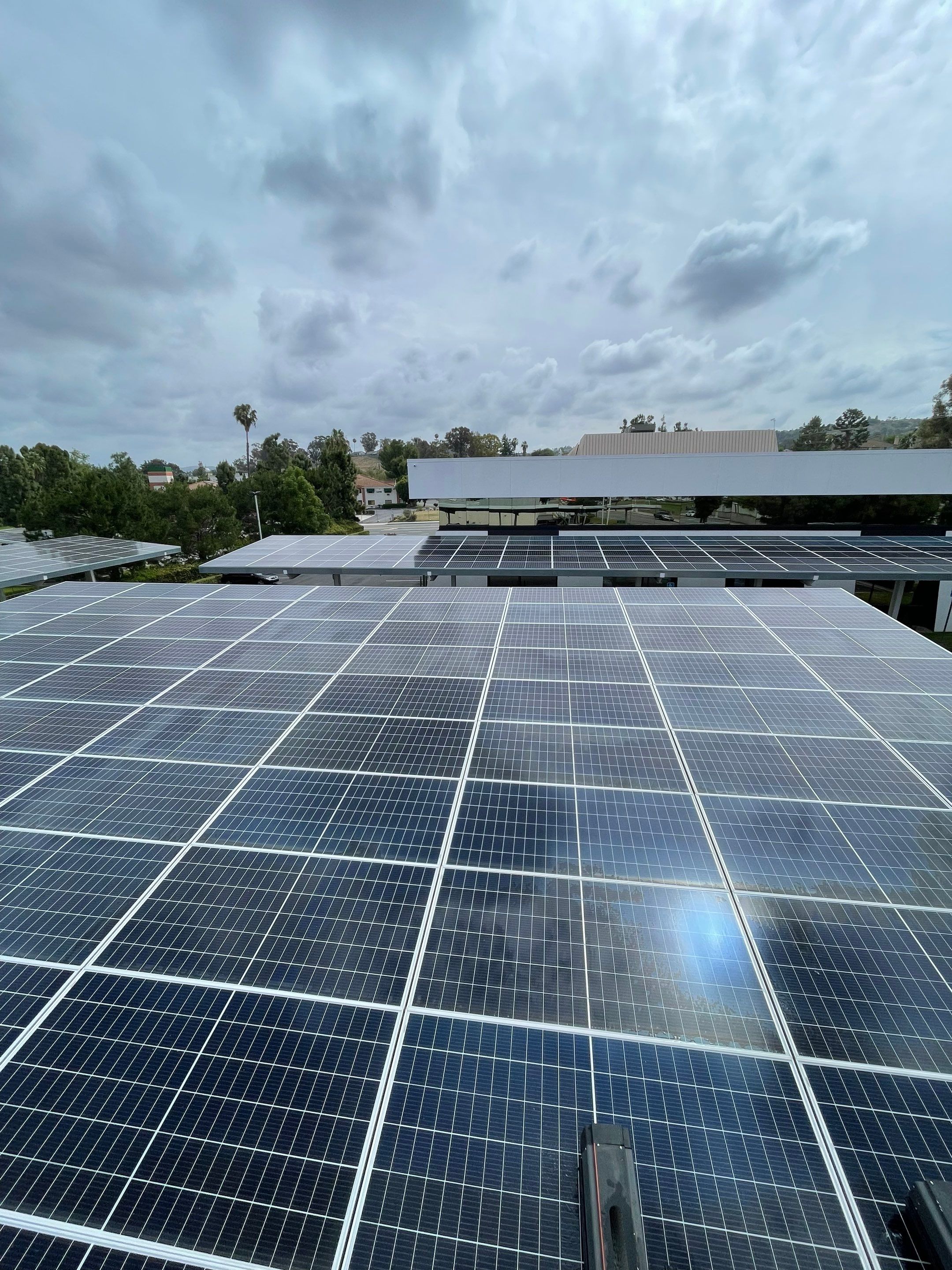 Commercial Solar Panel Cleaning by Palm Coast Solar Cleaning
