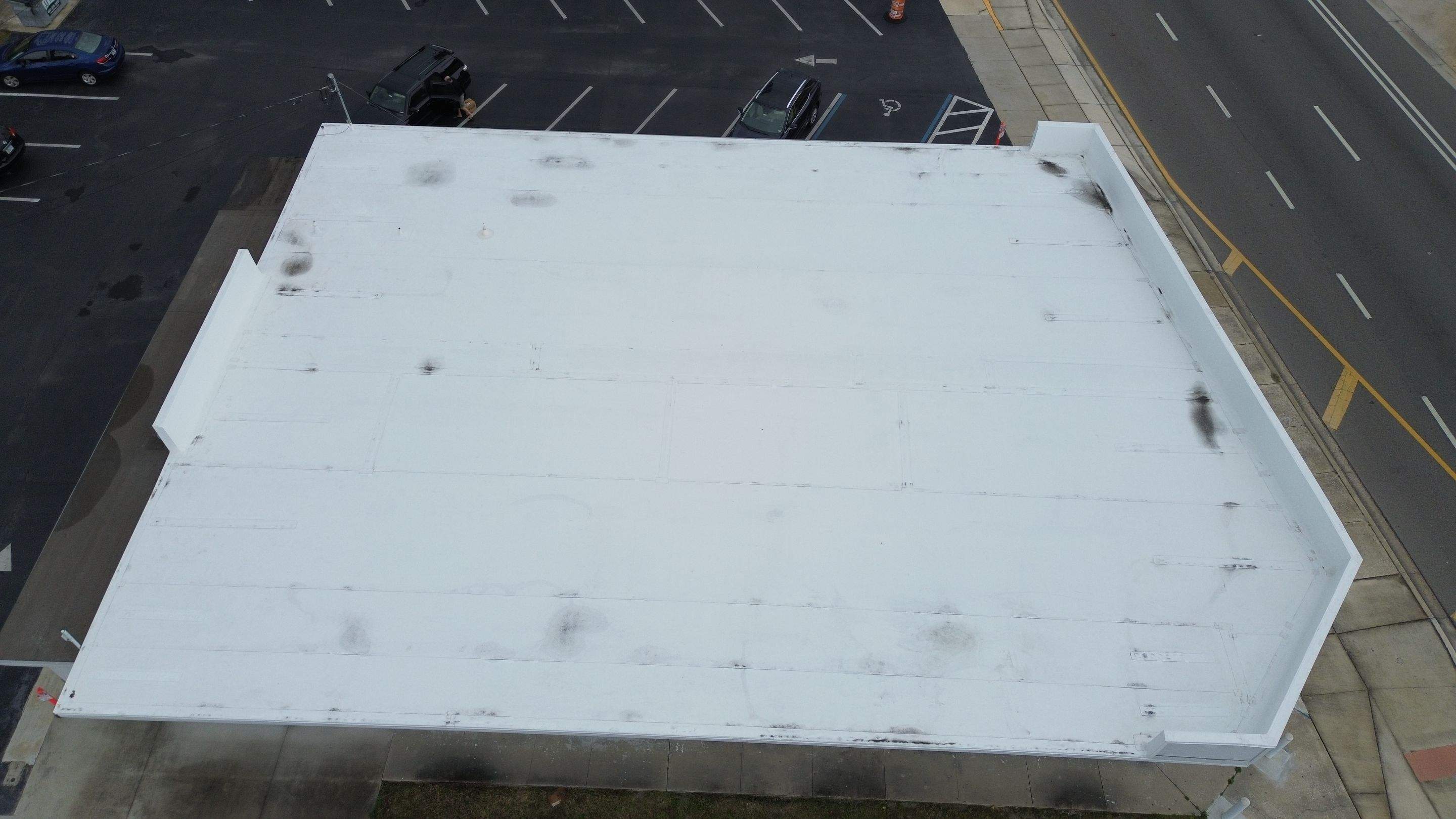 Commercial job in Belle Isle by Gold Key Roofing