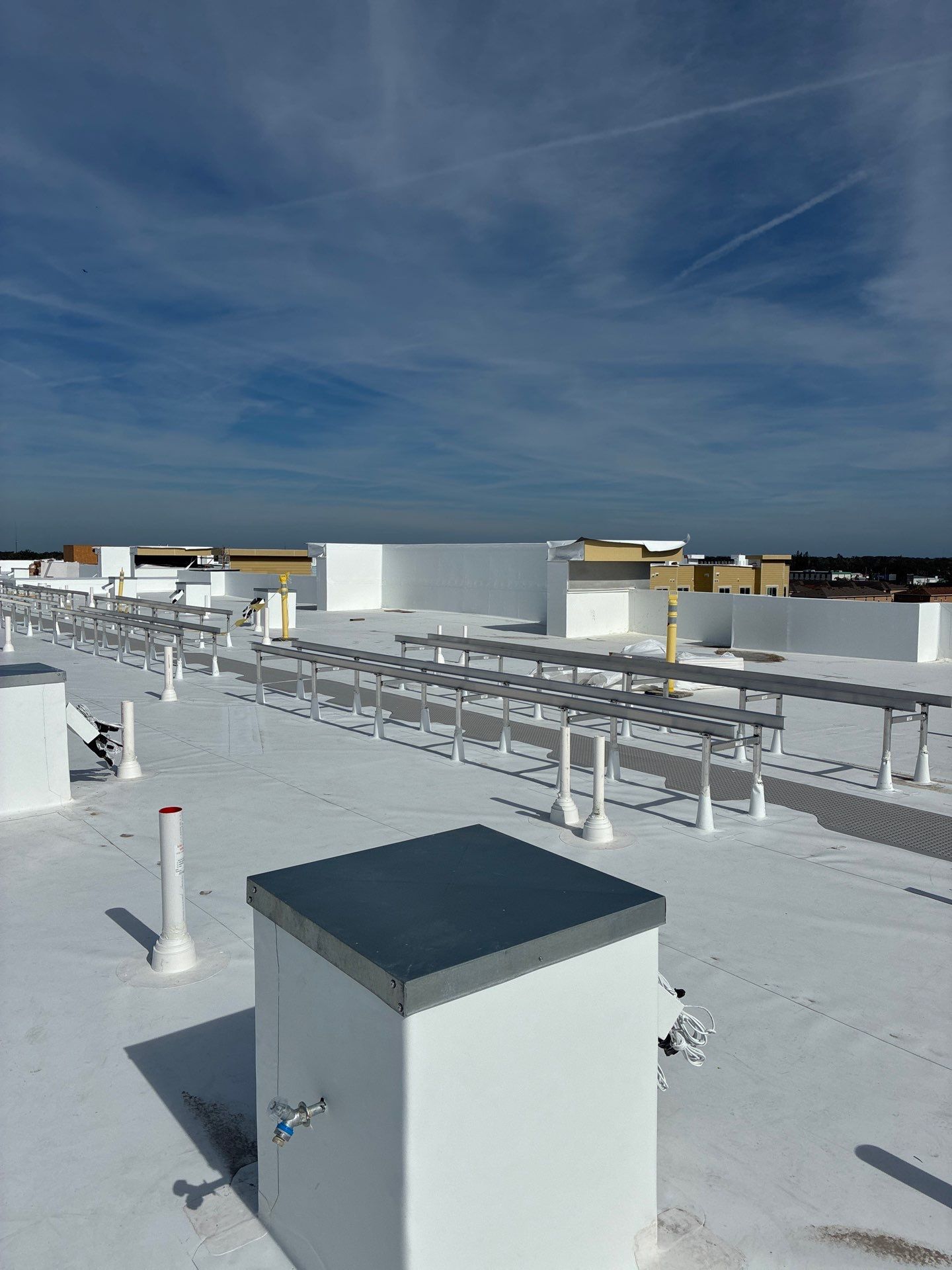 In Progress Commercial Replacement by Collis Roofing Inc.