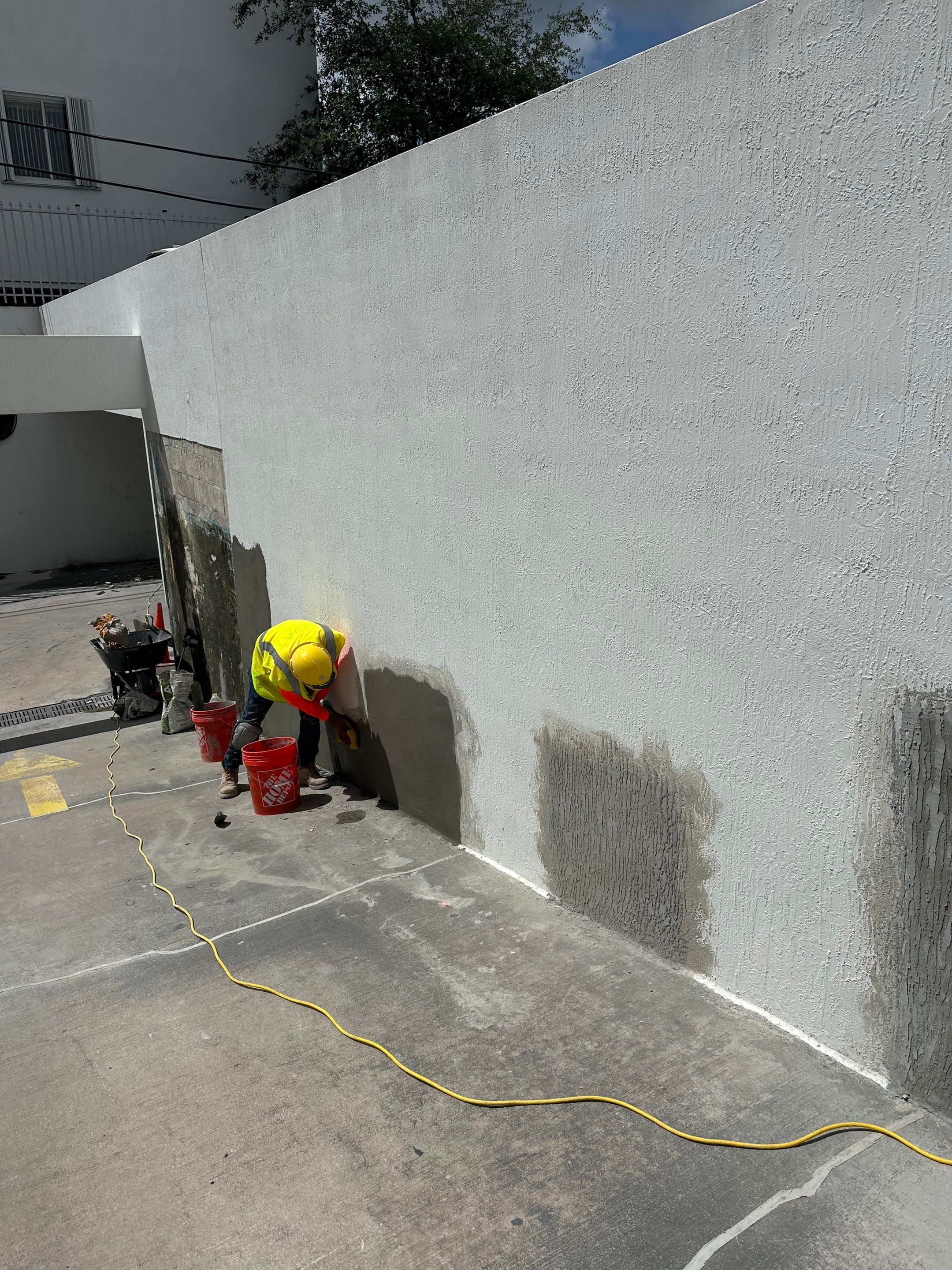 Concrete Restoration using SIKA by The Goat Contractor ( Giampri Corp)