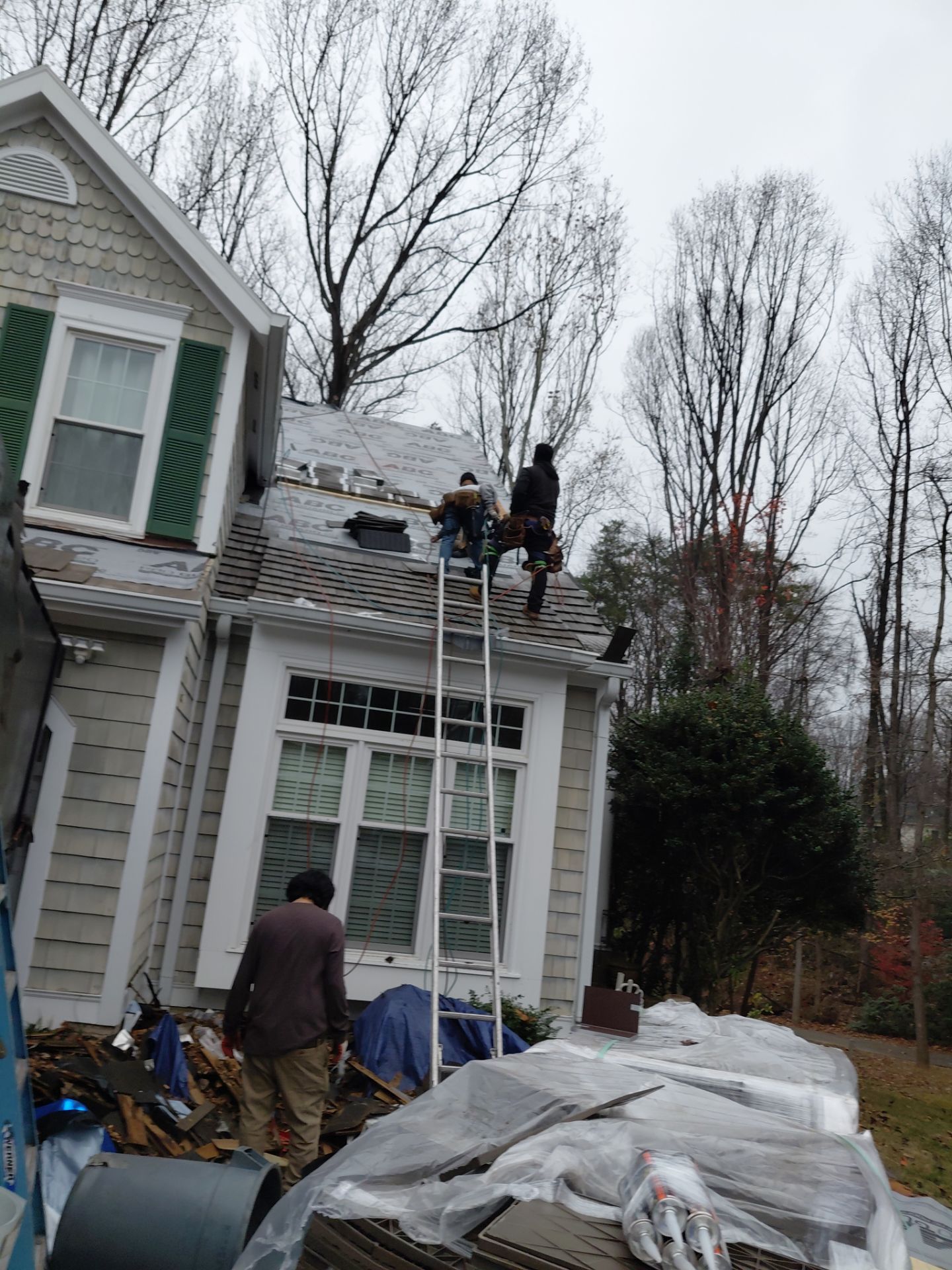 Reston :  Residential Roof Replacement with Brava Synthetic Cedar Shake Class C Natural  by RM Banning, Inc.