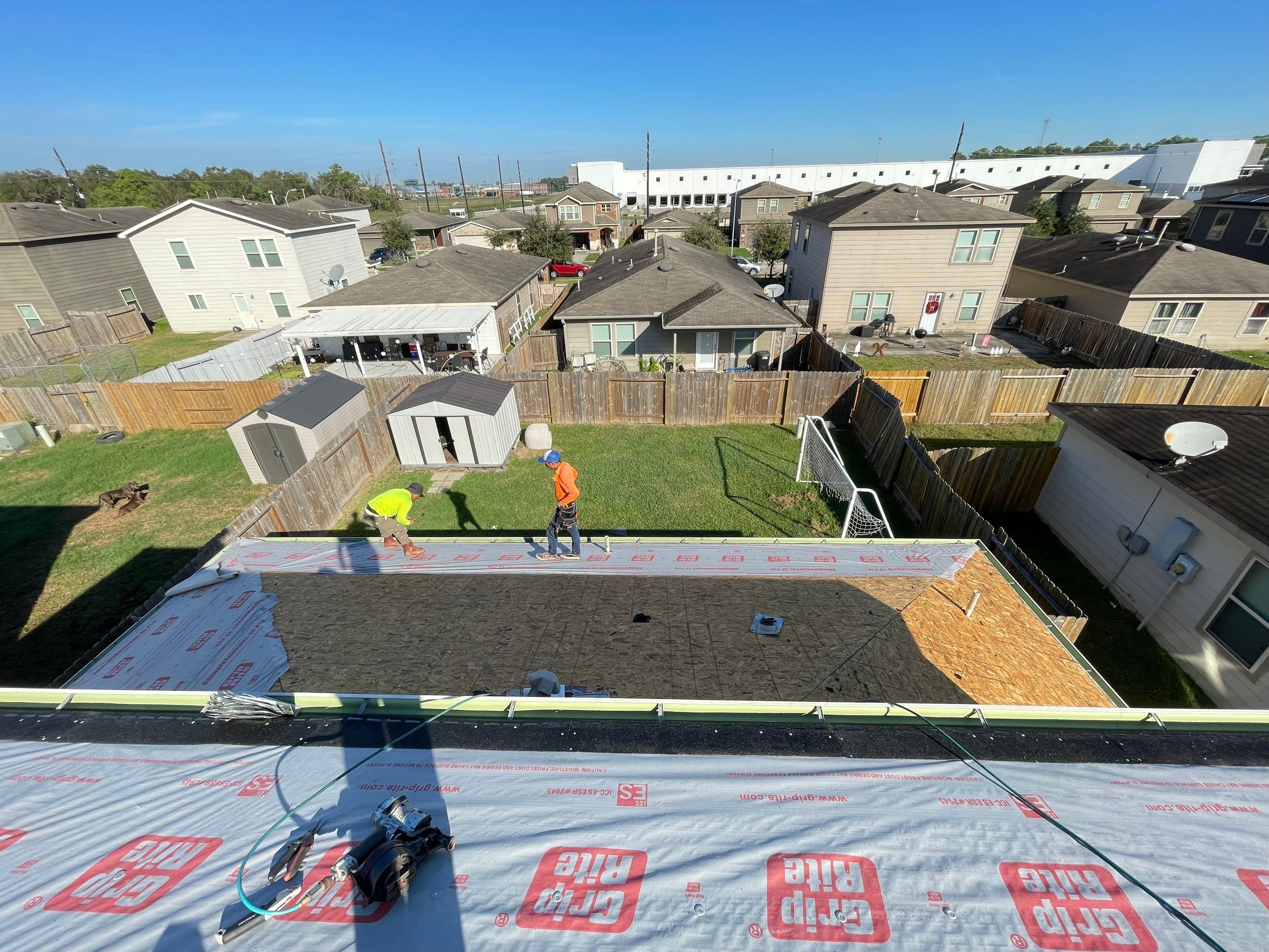 Residential Roofing Installation using Atlas ProLam® Shingles Black Shadow Color by CAP Roofing and Construction LLC