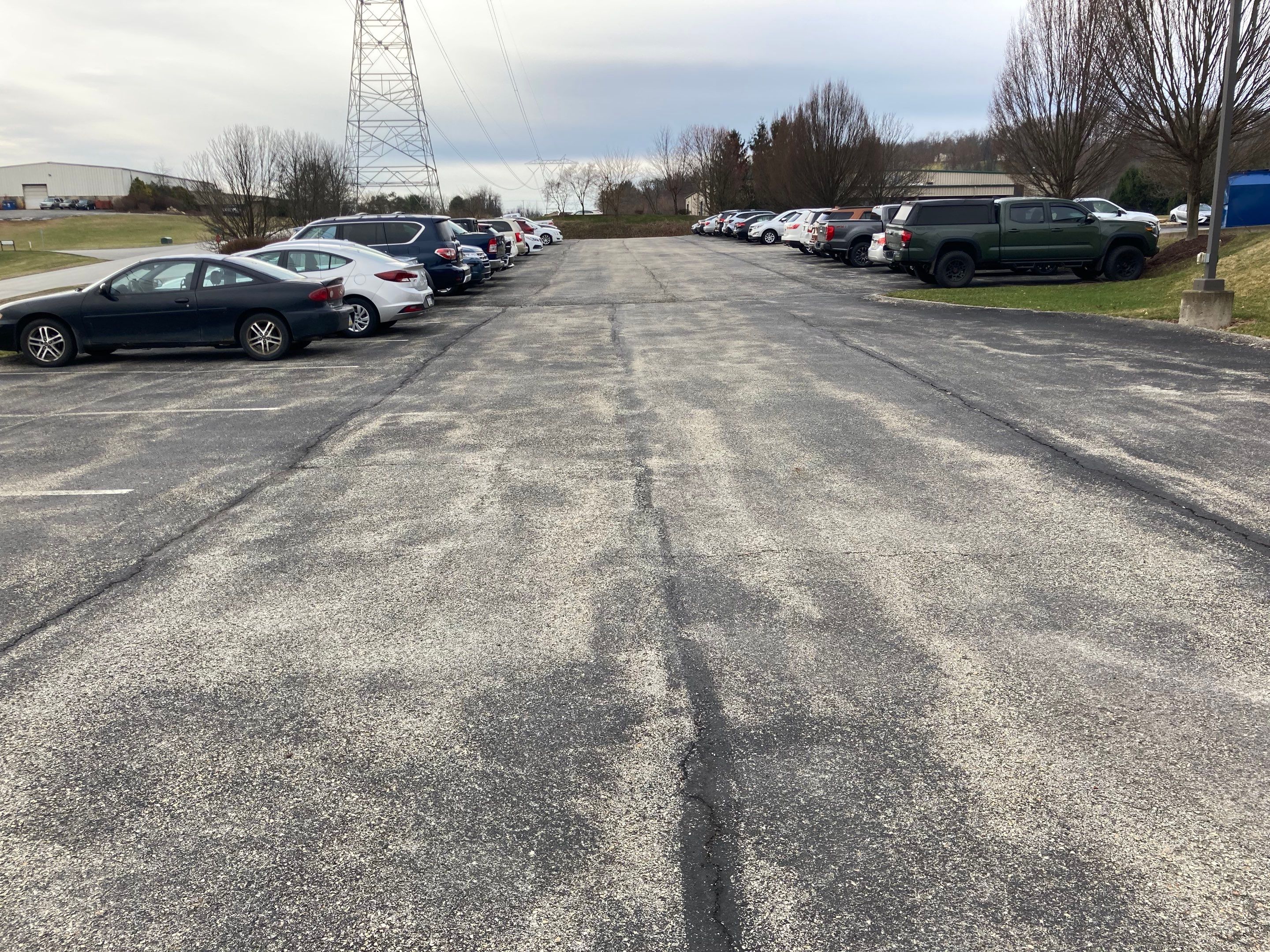 Asphalt Resurface Commercial Park Lot using asphalt by Brant's Asphalt