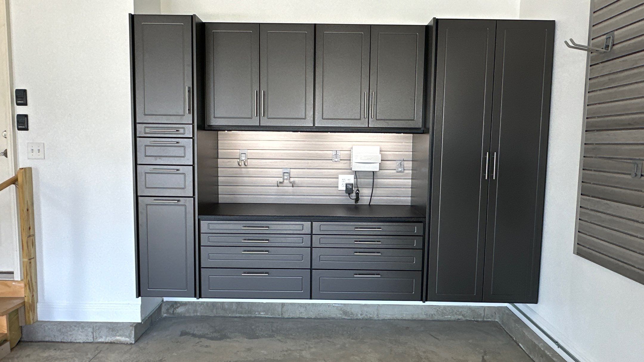 Kelley C. transformed her garage with new cabinets by Banner Garage