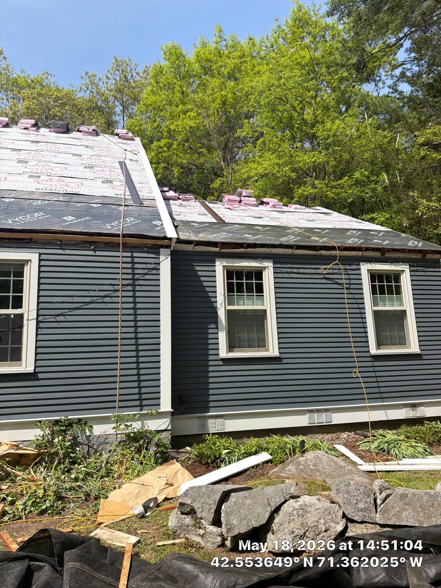 Roof Replacement + Metal Valleys + Snow Belt + Skylights — Carlisle, MA by Mighty Dog Roofing of Greater Middlesex County