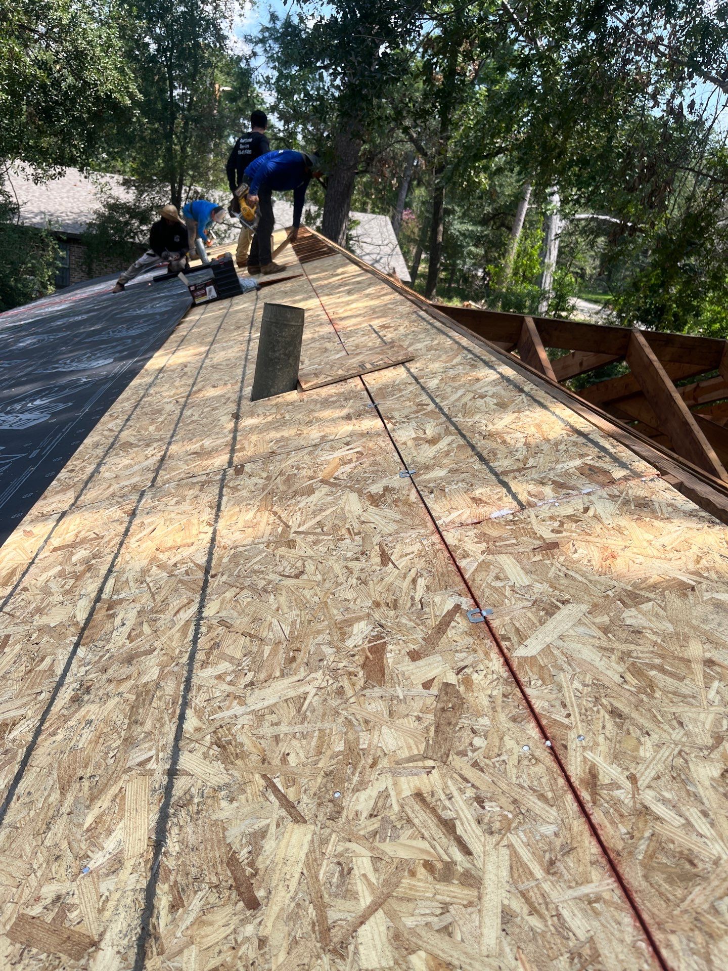 Residential Roofing Installation using Owen's Corning Duration (Lifetime) Shingles by Roof Repair Company