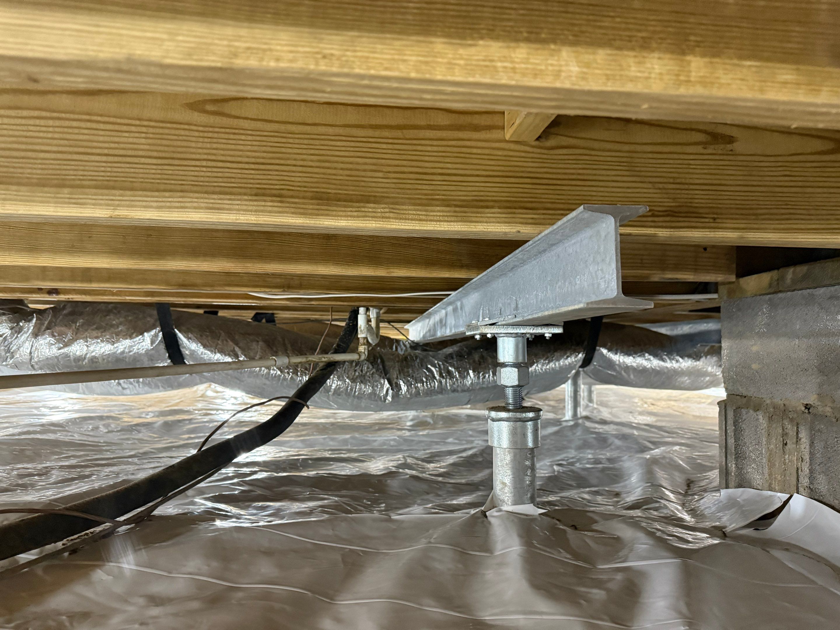 Project in Carrsville by Patriot Crawl Space Repairs