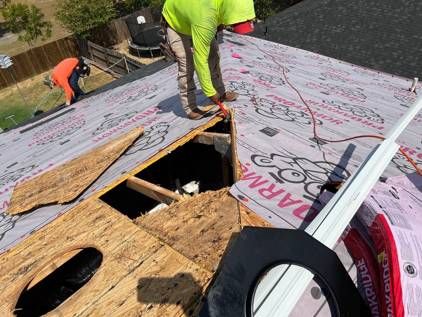 Residential Roof Replacement and OSB Decking Repair in Hutto by Caliber Restoration LLC