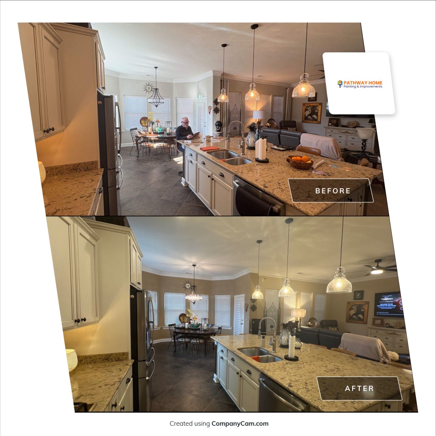 β This Home Runs on Latte Love by Pathway Home Painting & Improvements