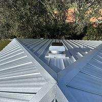 24ga 1.5" Mechanical Seam Mill Finish by Total Roofing System The Metal Roof Experts