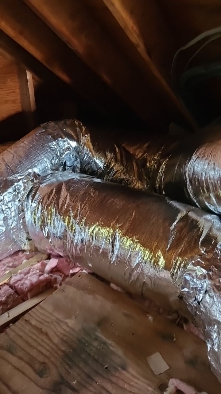 Pead installation for future finished attic by MCP Heating, Cooling And Air Quality, LLC