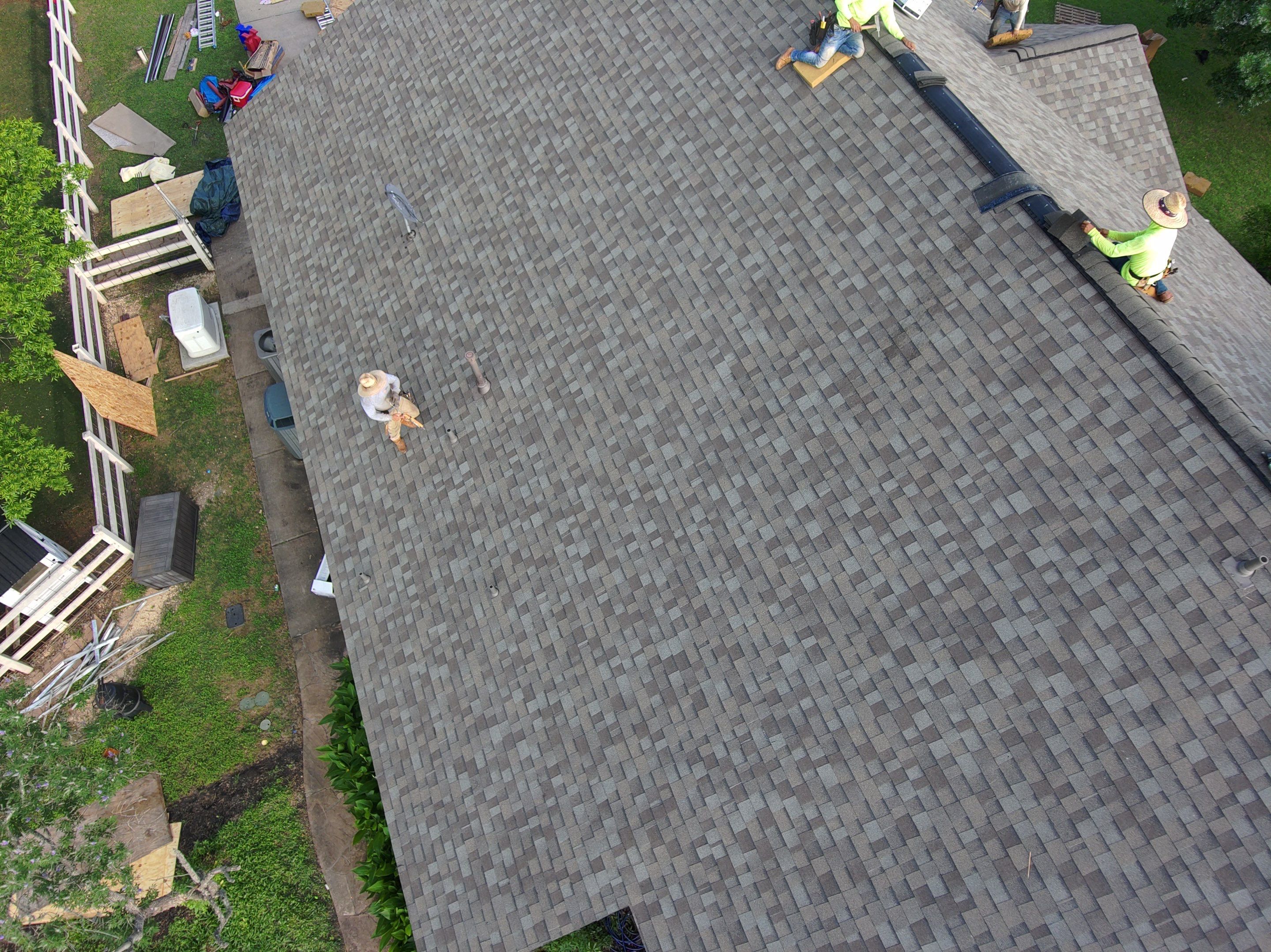 Residential Roofing Installation using Owen's Corning Duration (Lifetime) Shingles by Roof Repair Company
