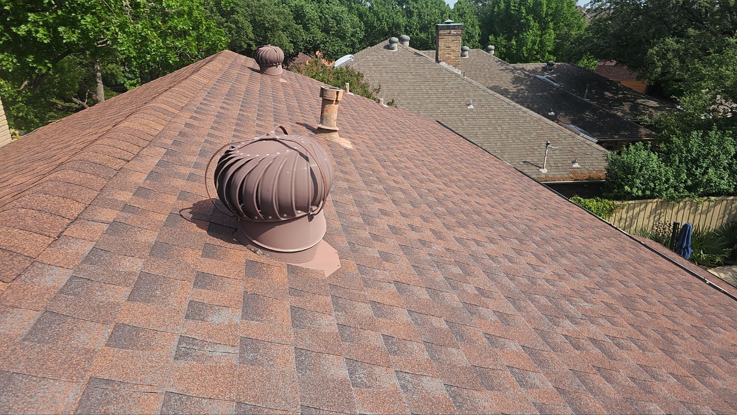 Lake Highlands Roof Replacement Below 4/12 Pitch by Bert Roofing Inc