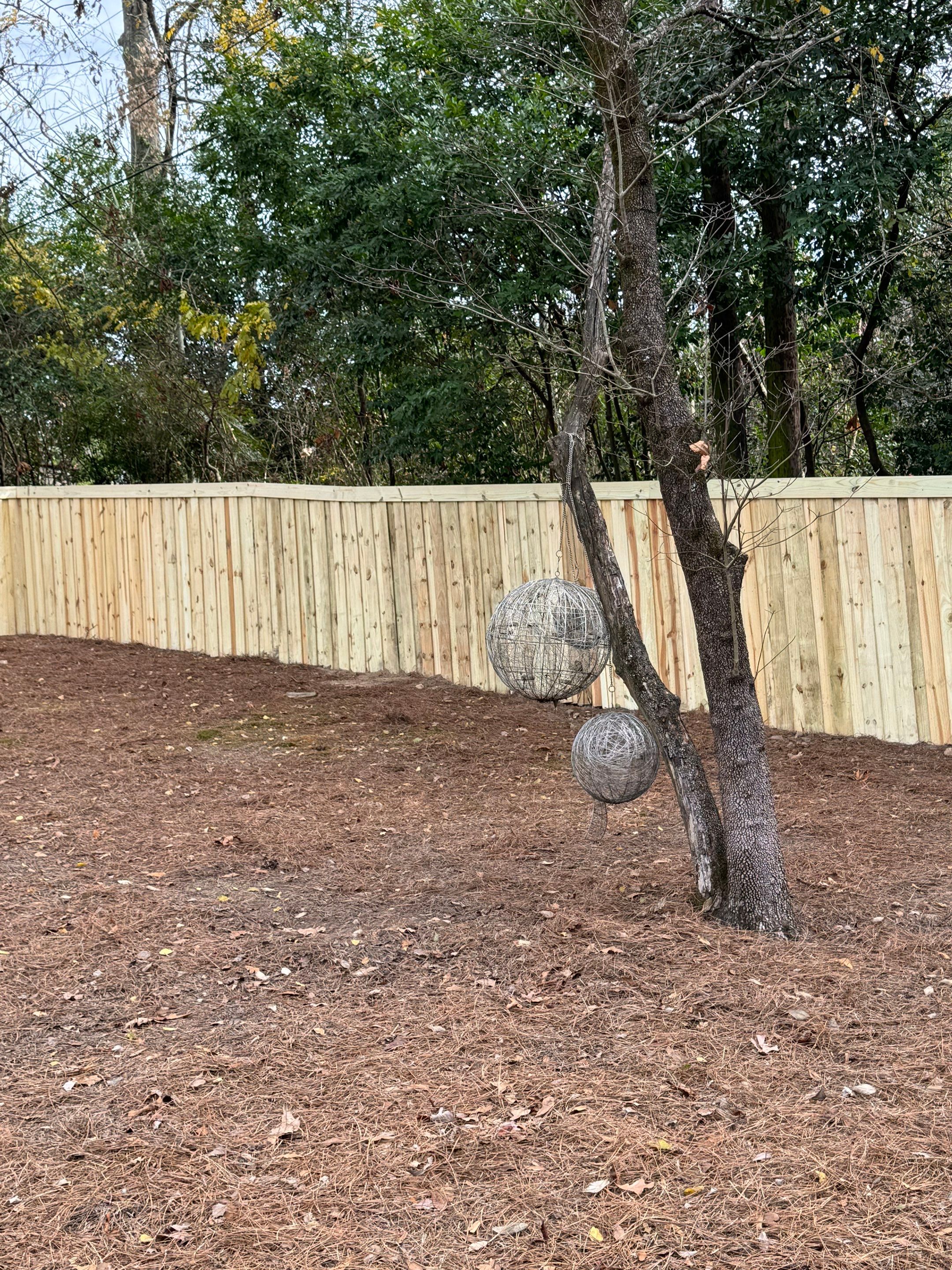 Crestline - Board on Board Fence by Pillar and Pine