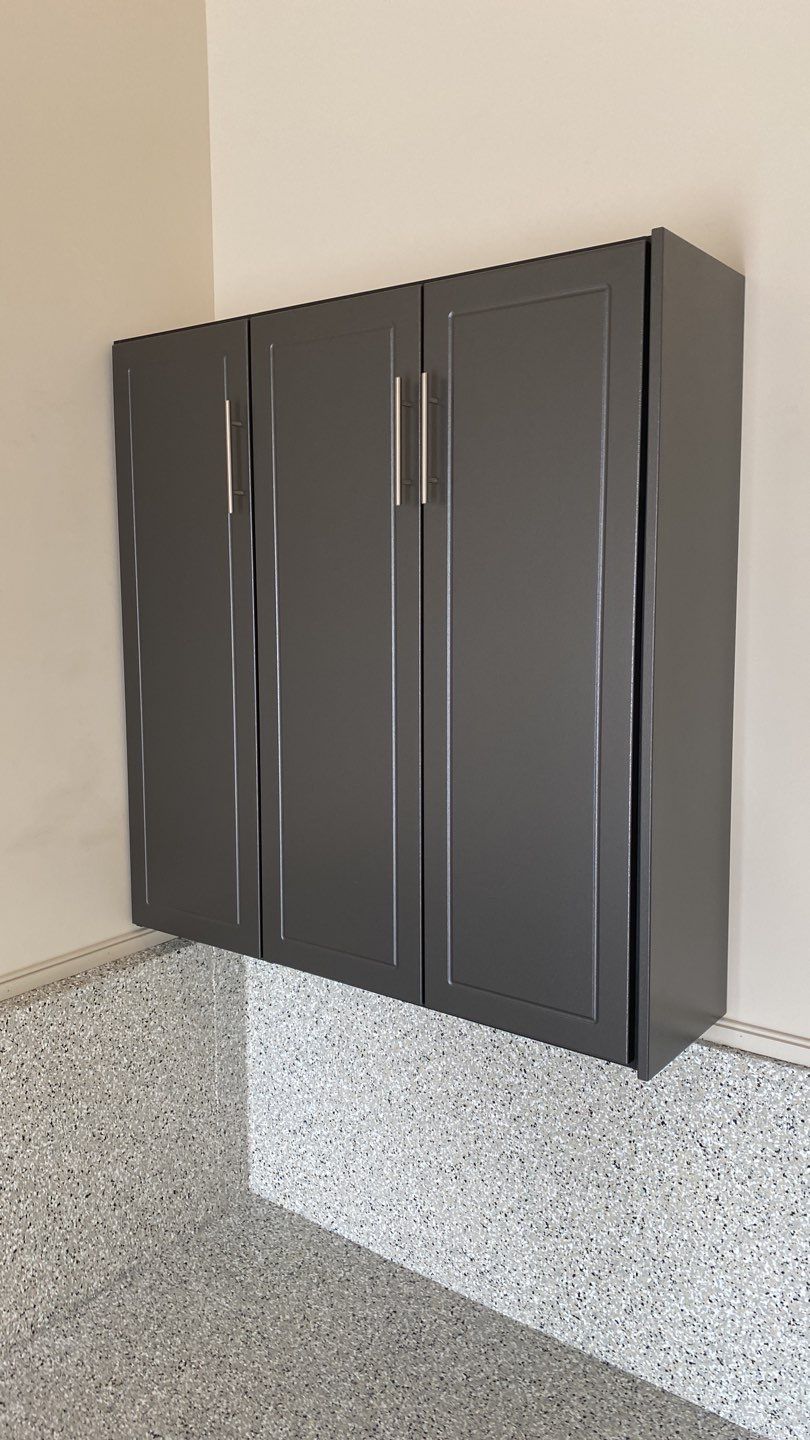 Judi K. adds storage to garage!  by Banner Garage