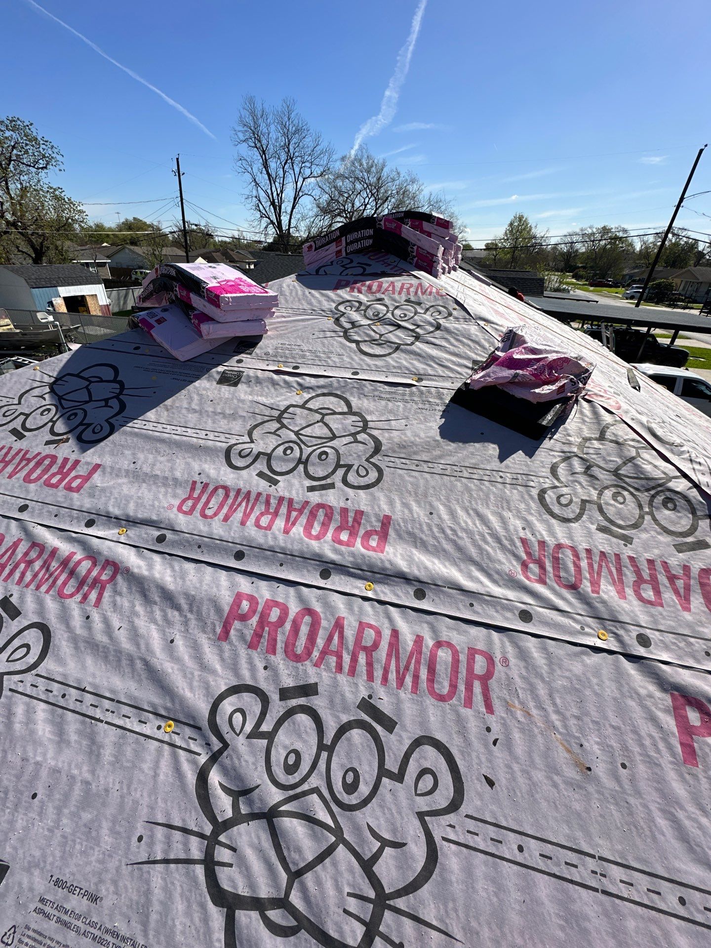 Project in Houston by Motion Roofing