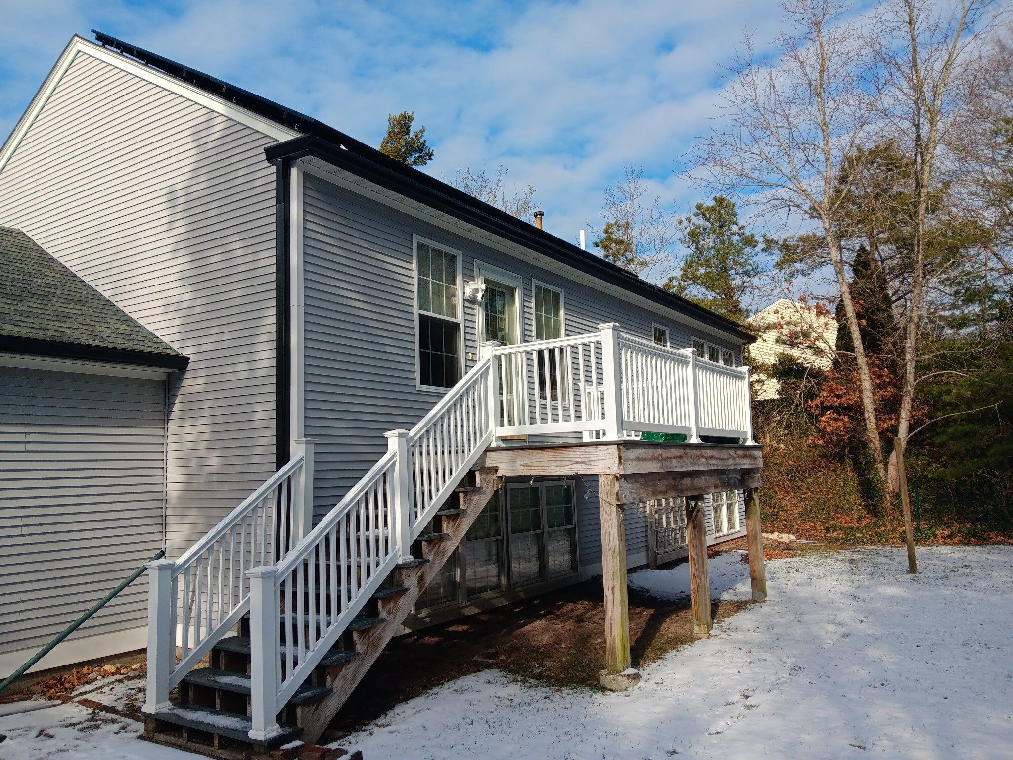 6" K-Style Aluminum Gutters and 3x4 Downspouts in Plymouth, MA by Gutter Pro Enterprises