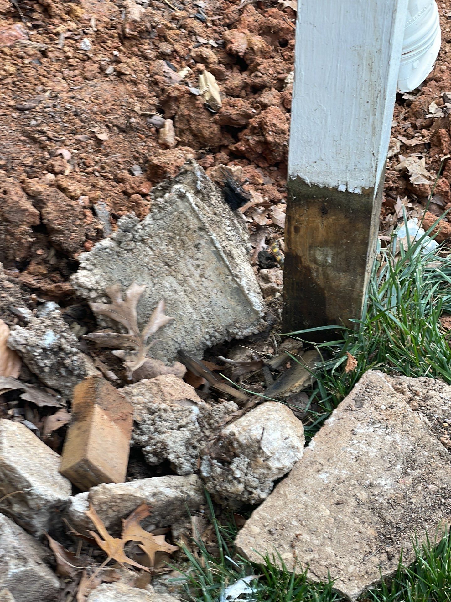 New walkway with stairs and a new front porch by Fairfax Contractors, LLC