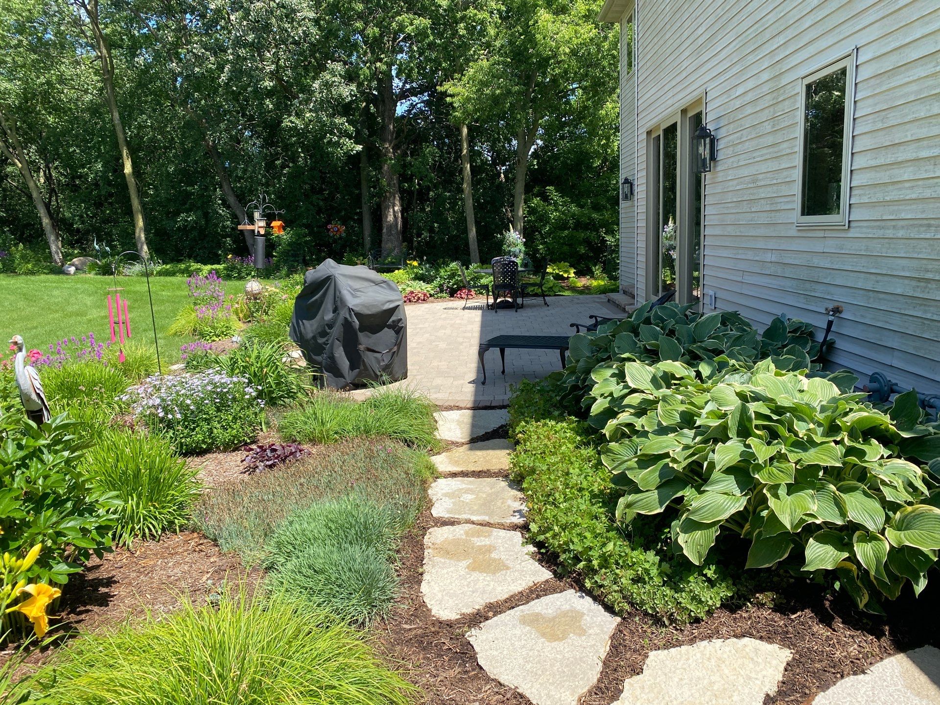Patio and stepper cleaning by Shulla Exterior Cleaning