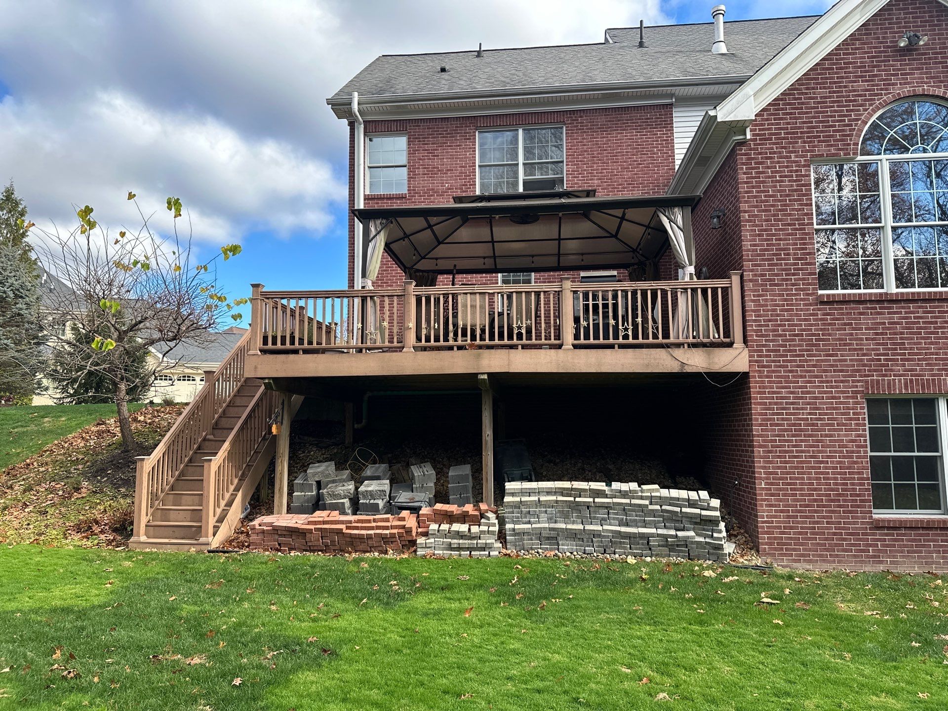 Hip Roof Build by Cousins Roofing Siding & Decks