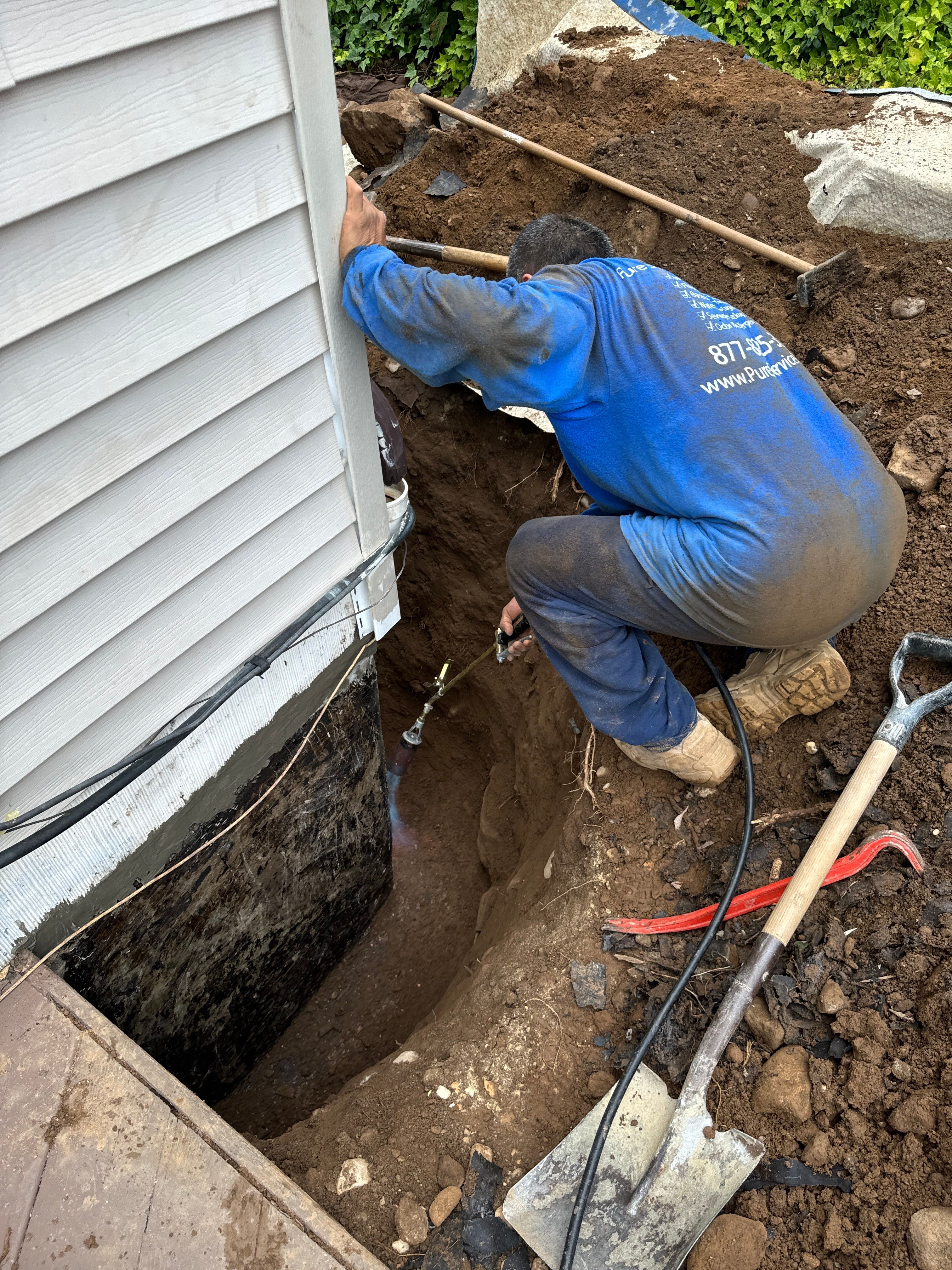 Basement Waterproofing Parsippany NJ by Pure Service Pro, LLC 