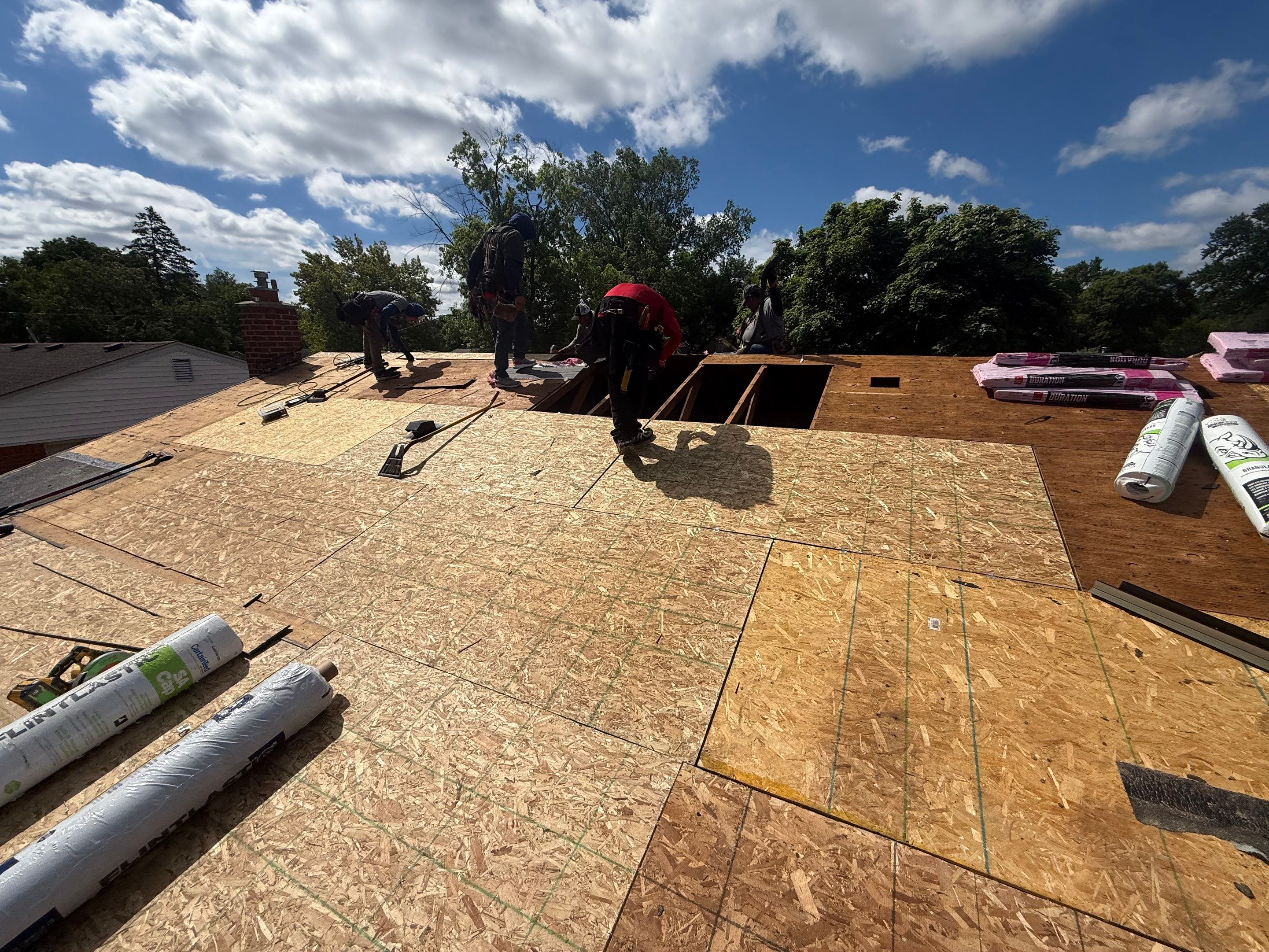 Roof Replacement using Owens Corning Tru Definitions by 180 Contractors