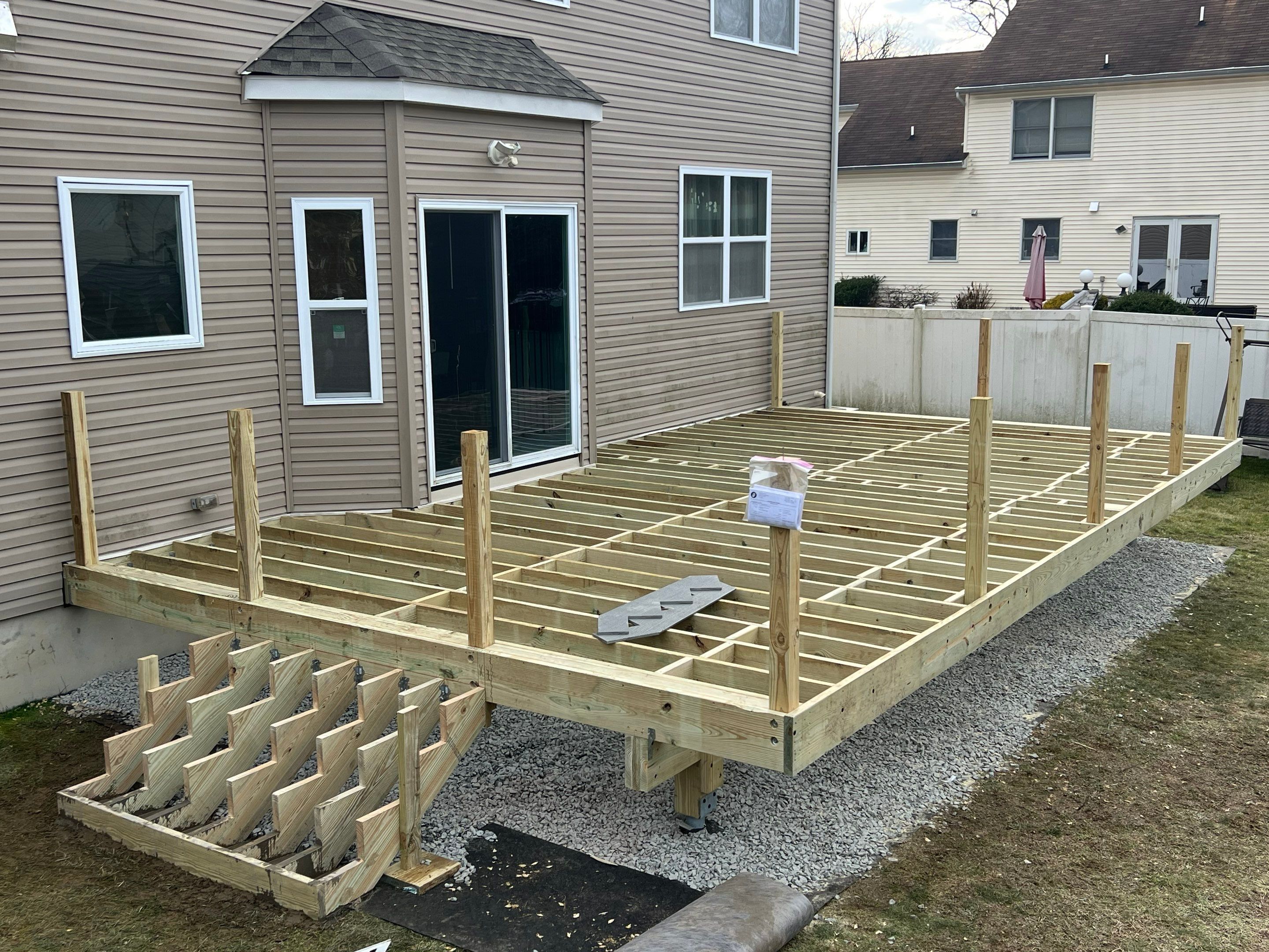 New Deck in Monroe by deck guardian