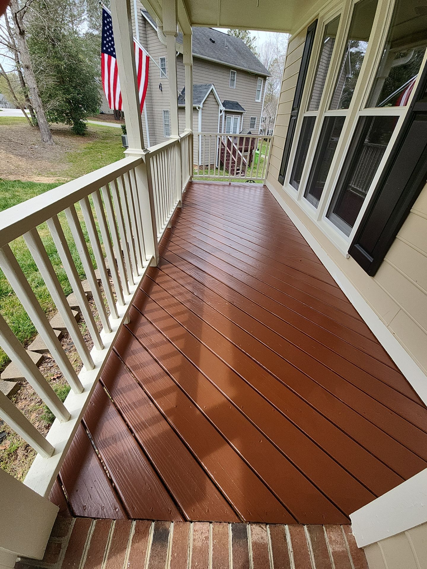 Coated Deck using AcryFin by DuraSeal