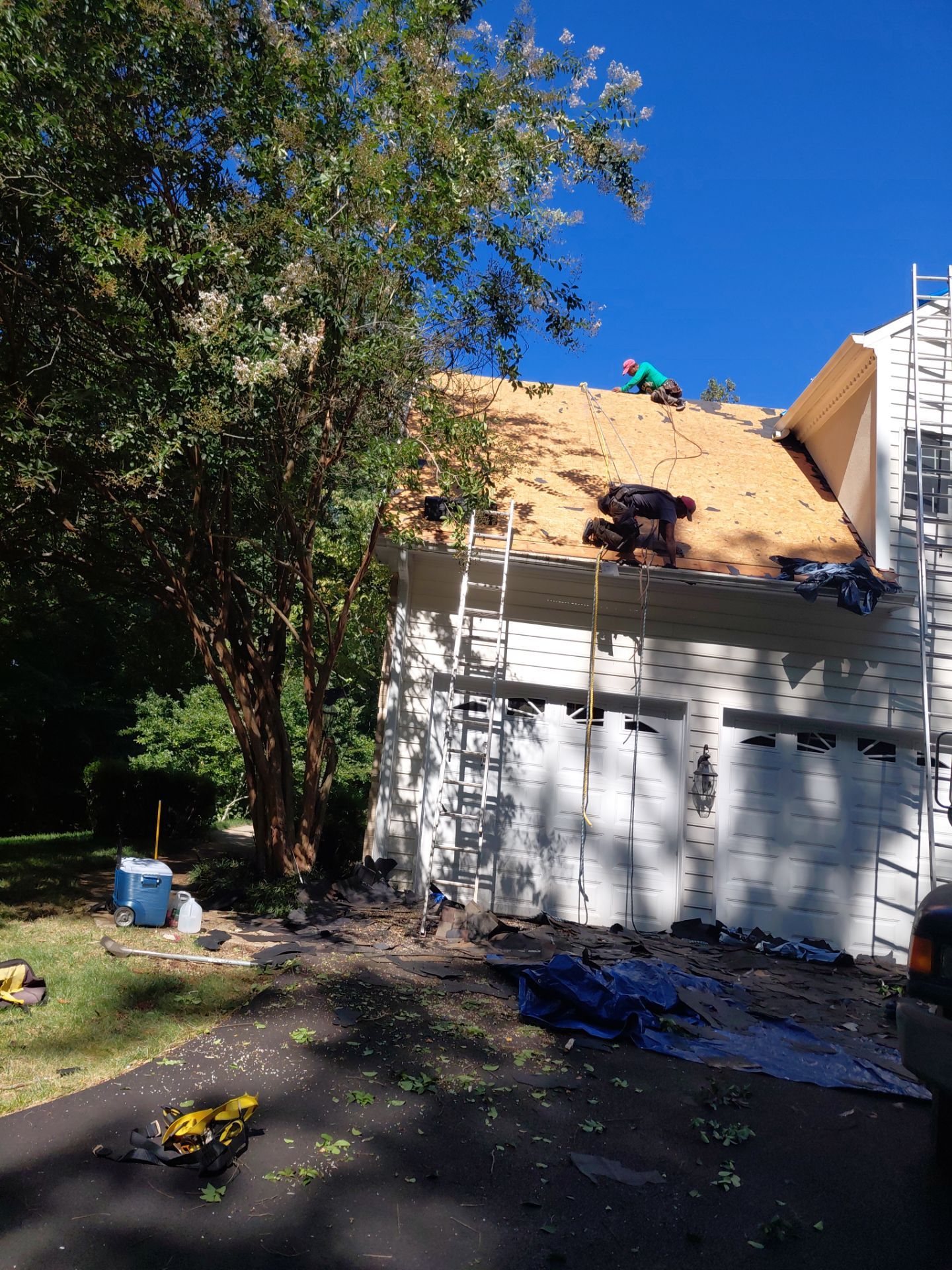 Fairfax station: Residential Roof with CertainTeed Landmark Pro in Max Def Shenandoah  by RM Banning, Inc.