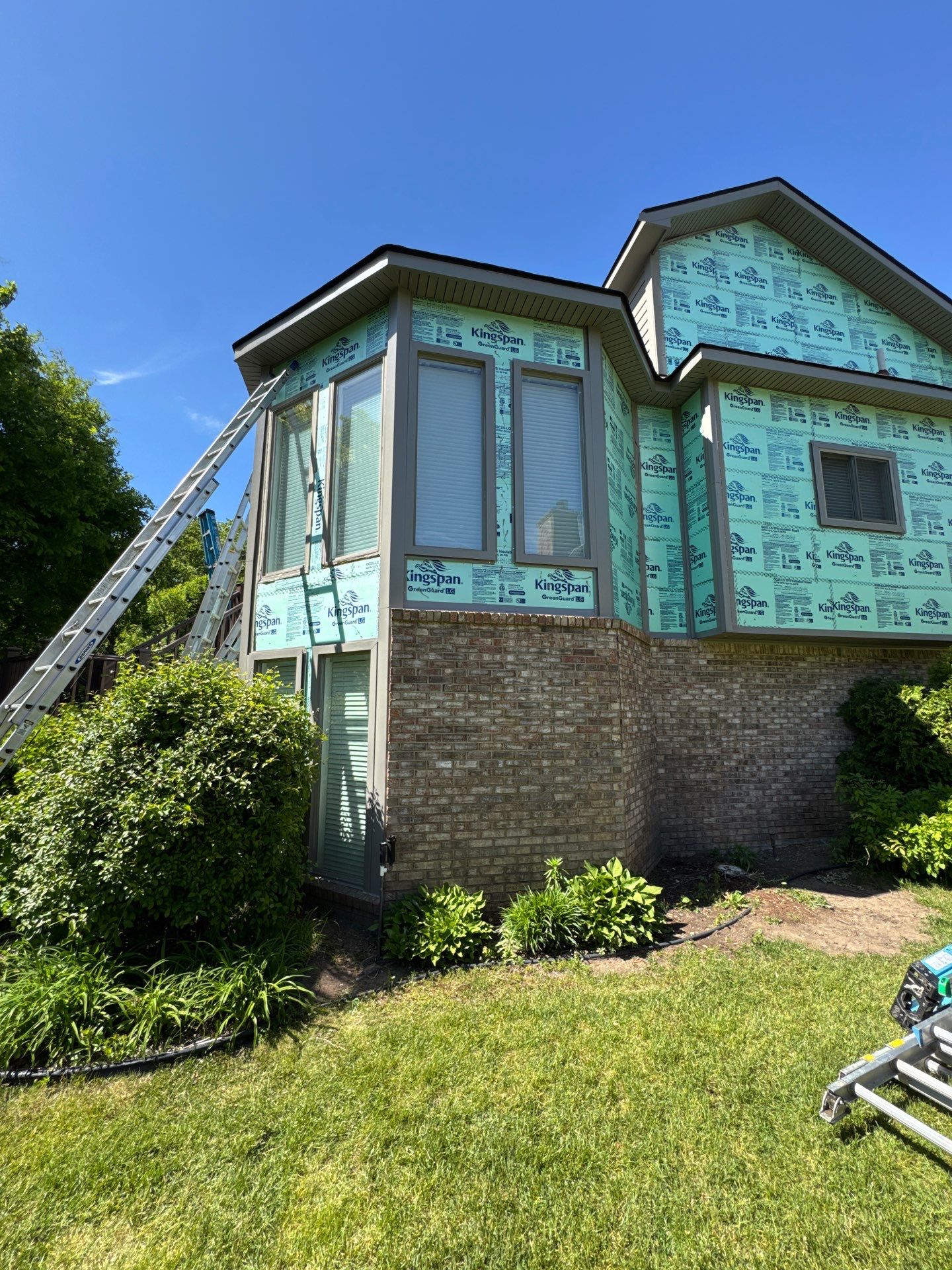 Siding Replacement using Alside Storm Grey by 180 Contractors