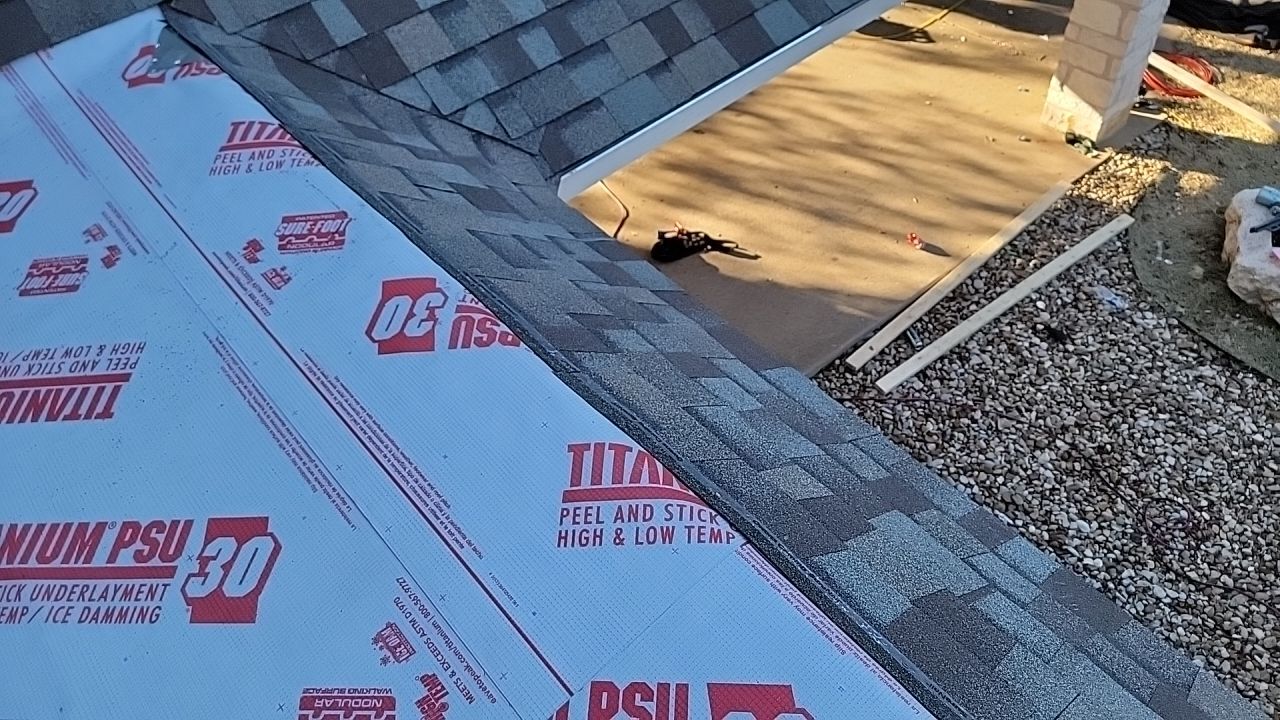 Residential Roof Replacement using Owens Corning Duration by Action Exteriors Austin