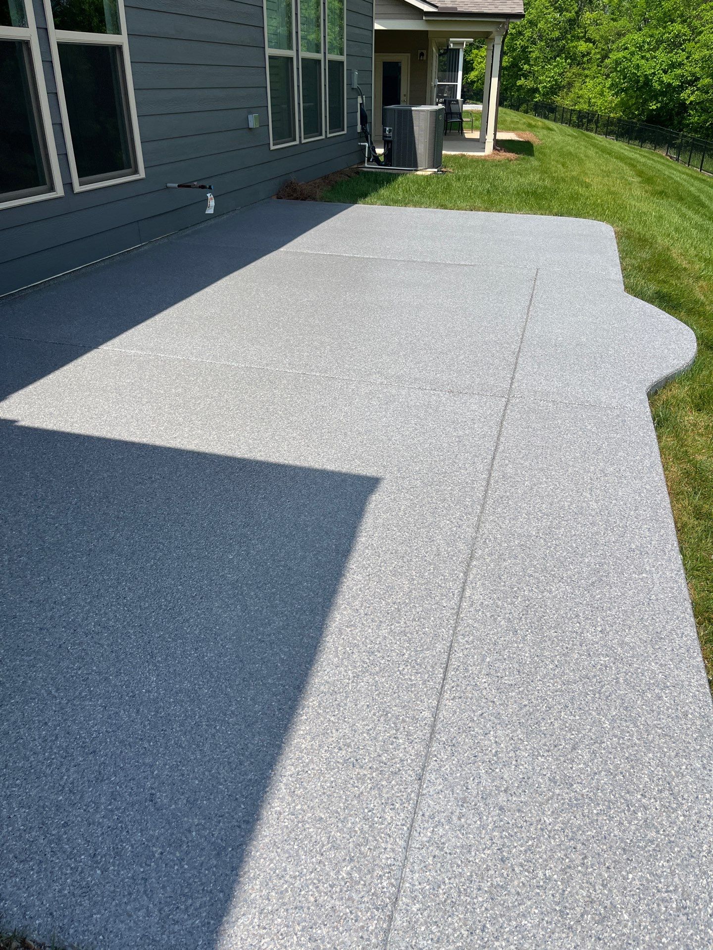 Patio Floor Coating using Briar by My Garage Floor Guys