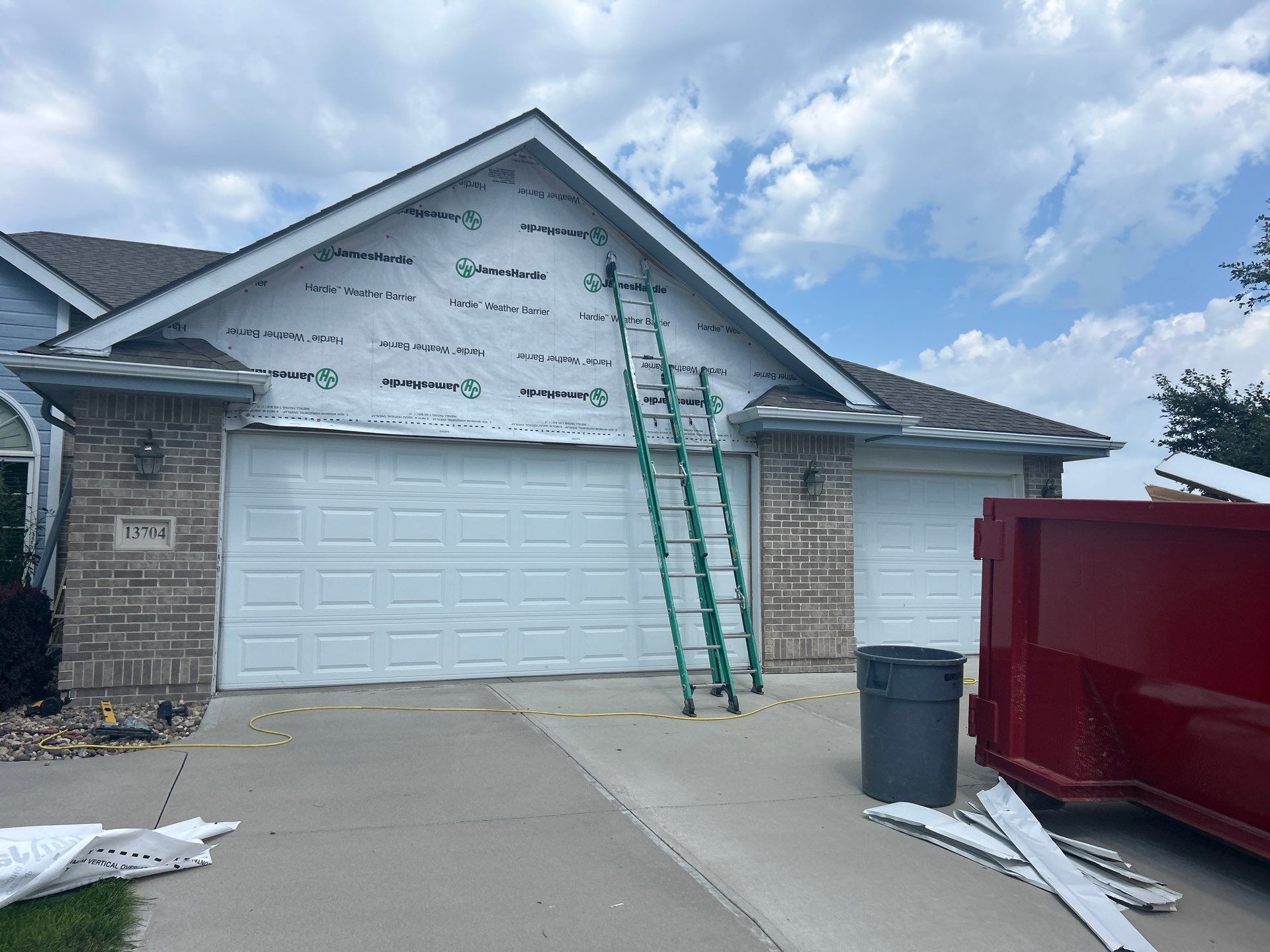 James Hardie Siding and Soffit Replacement in Bellevue by Carps Complete Exteriors