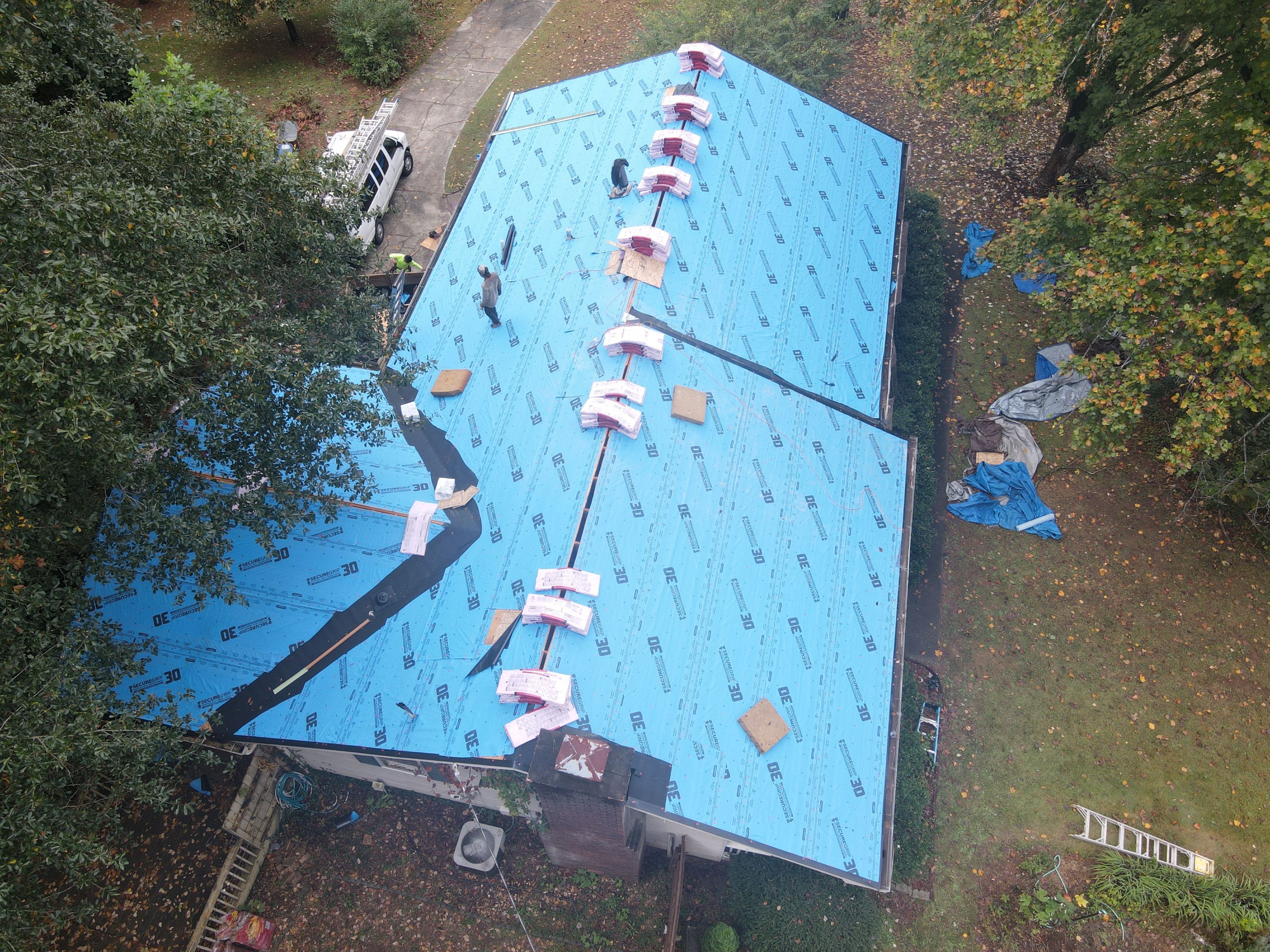 Residential Roofing Installation using Owens Corning by Inspector Roofing and Restoration