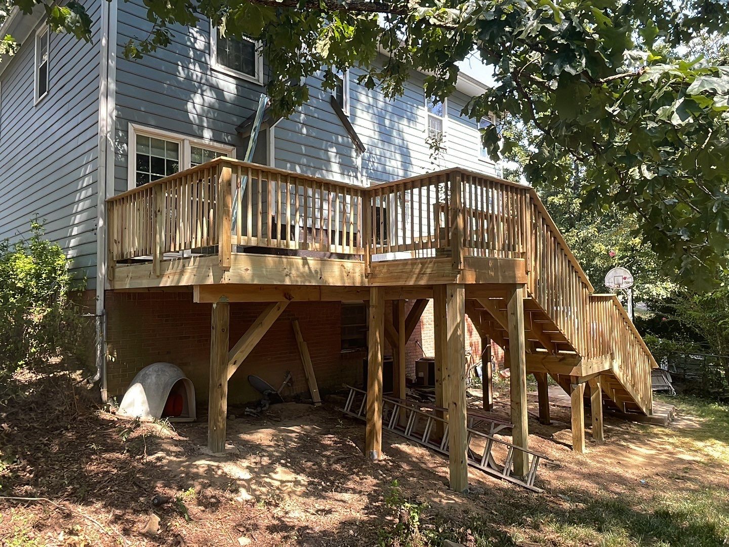 Russet Cove Circle - Deck Installation by Pillar and Pine