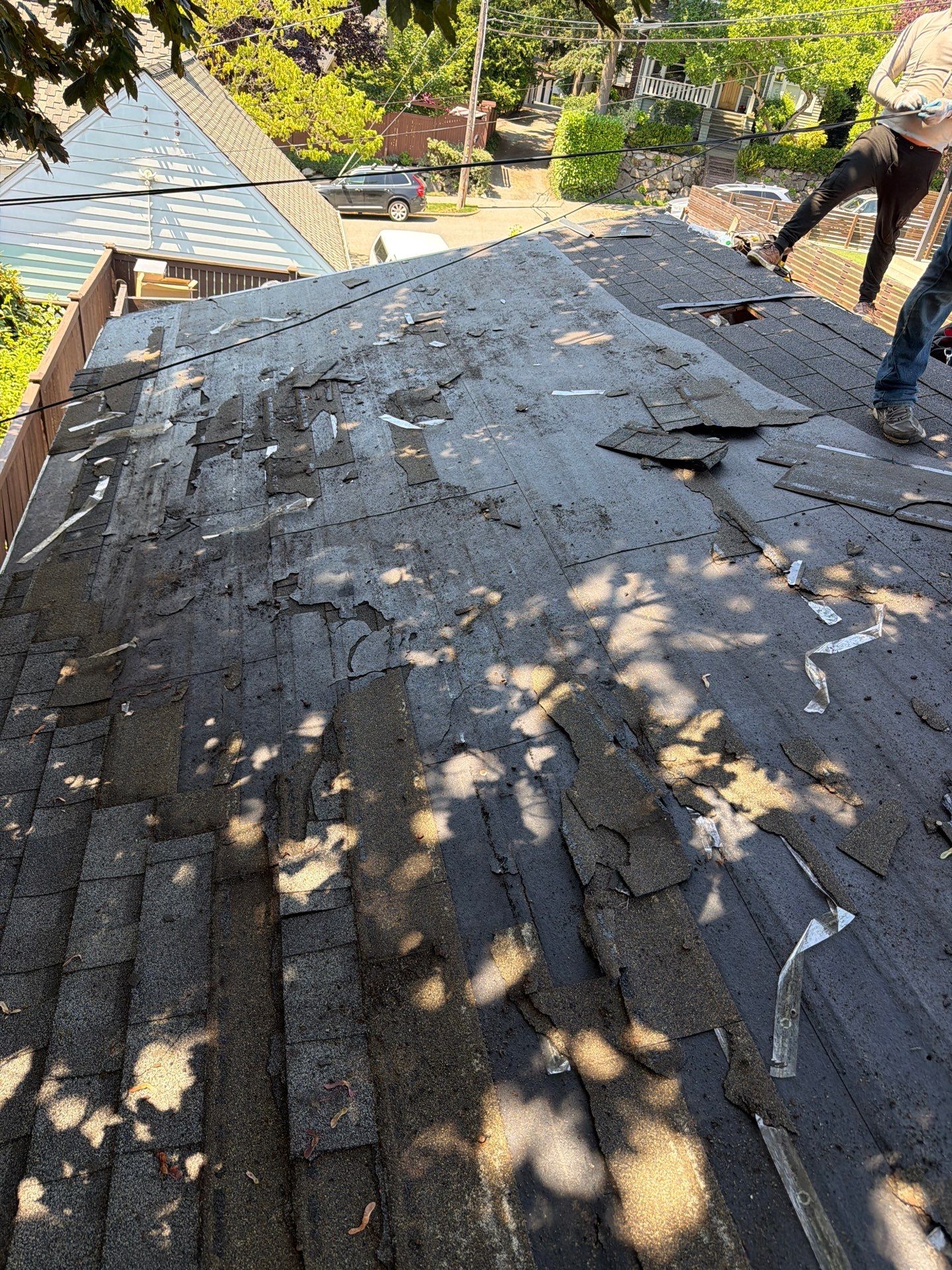 Residential Roofing Installation using GAF HDZ Shingles by Roofing Formula LLC
