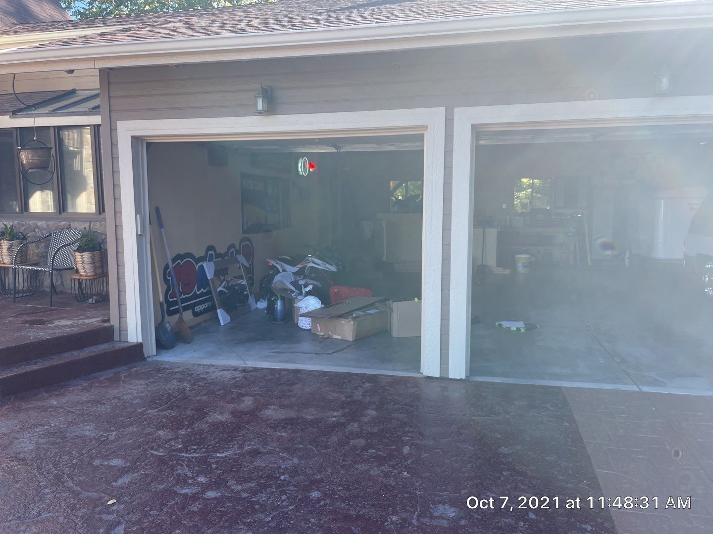 Garage Transformation using Silver Creek by Croc Coatings, LLC