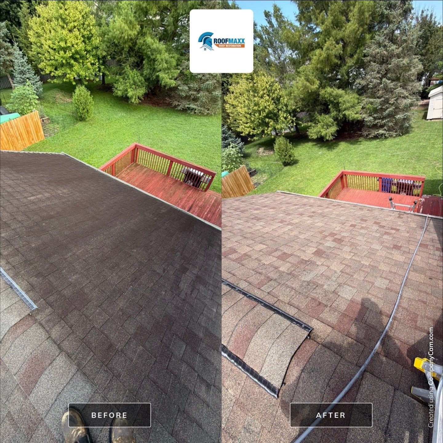 Condo Reference Before and Afters by Roof Maxx of Columbus, OH