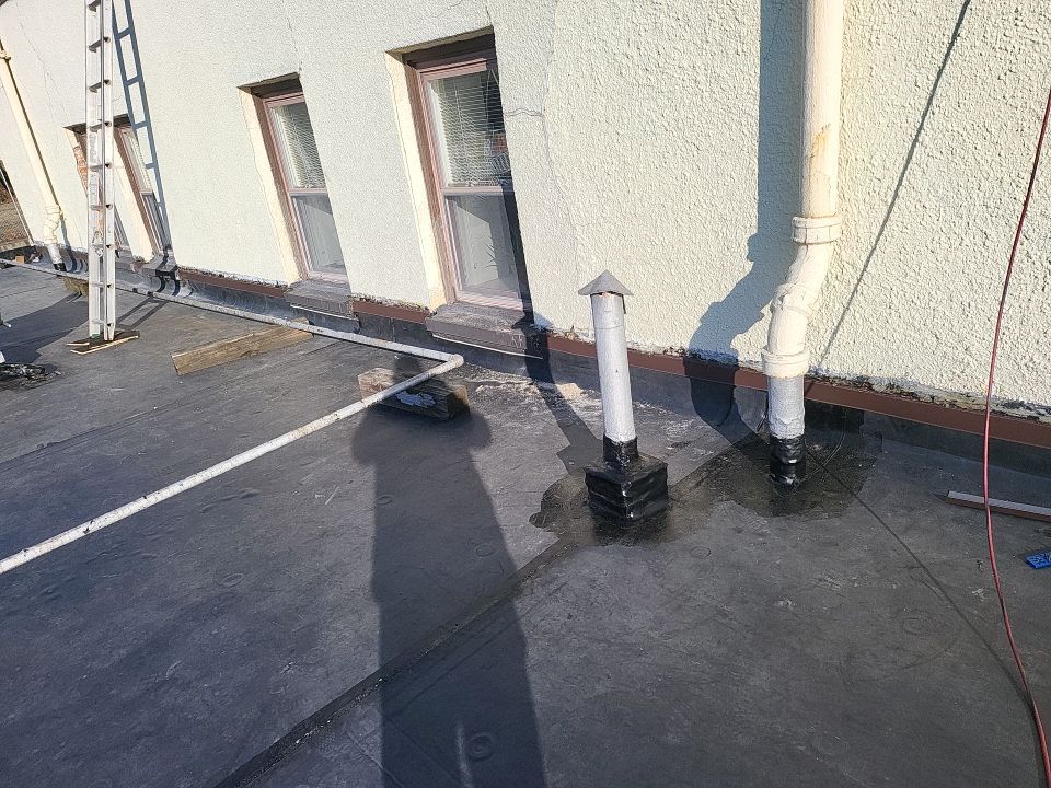 Commercial Roofing Installation using EPDM  by A Plus Exterior