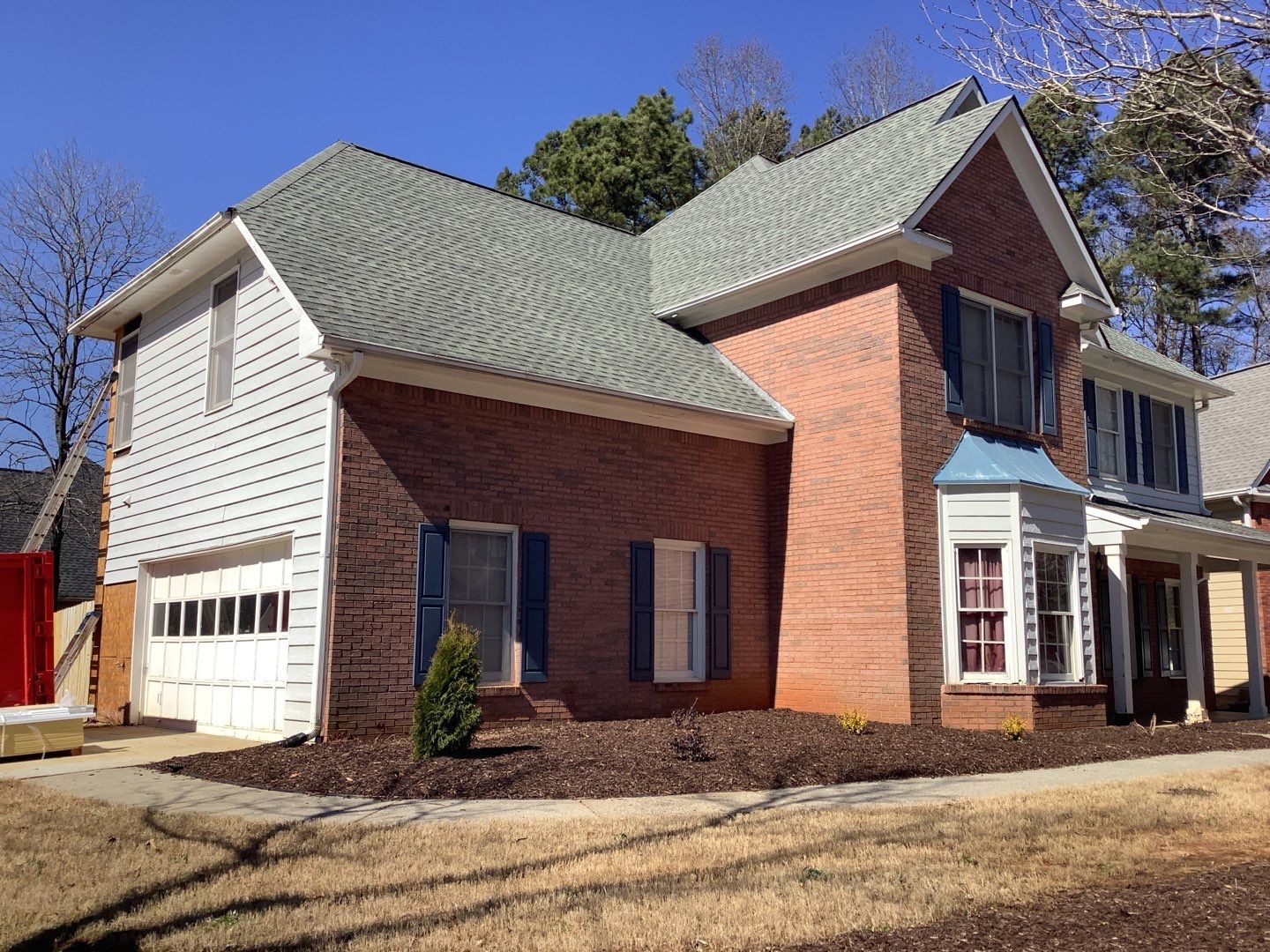 Comprehensive Exterior Renovation Featuring James Hardie Siding in Suwanee by Swift Home Renovations