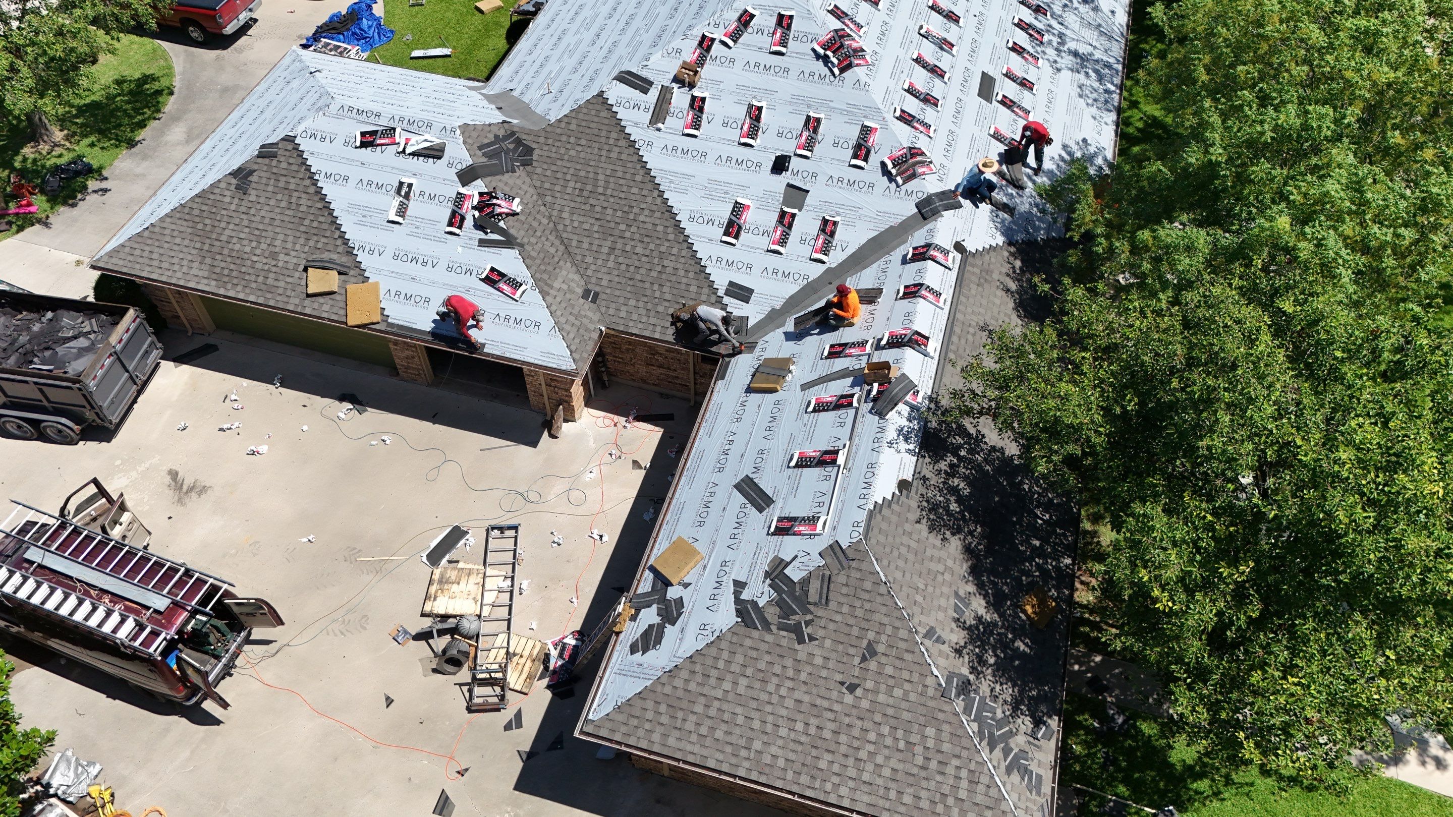 Full Architectural Shingle Roof Replacement and Chimney Repair in Runaway Bay by Armor Roofing | Exteriors