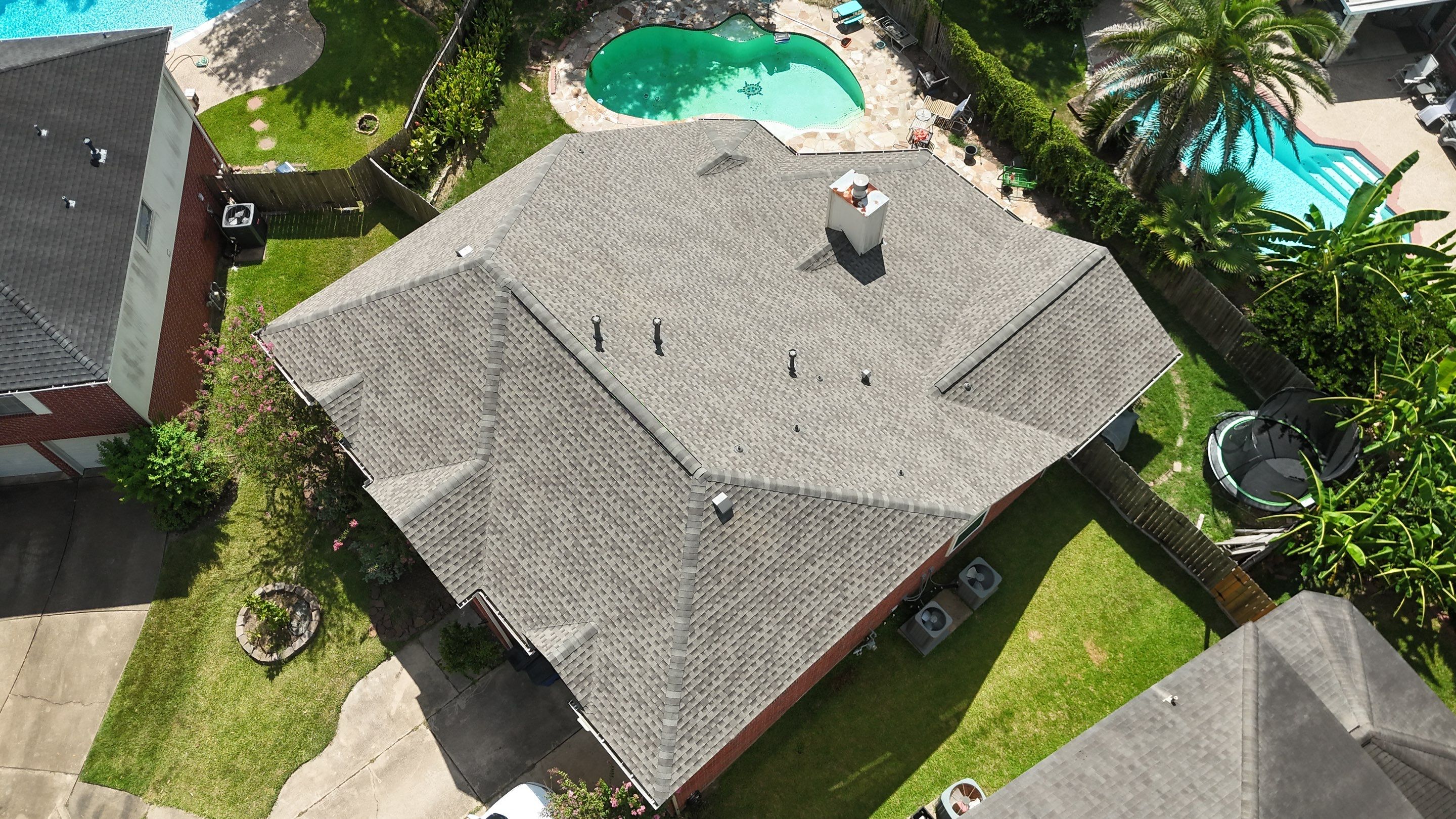 Roof Replacement for Two-Story Brick Home in Katy, TX by Onit Roofing LLC