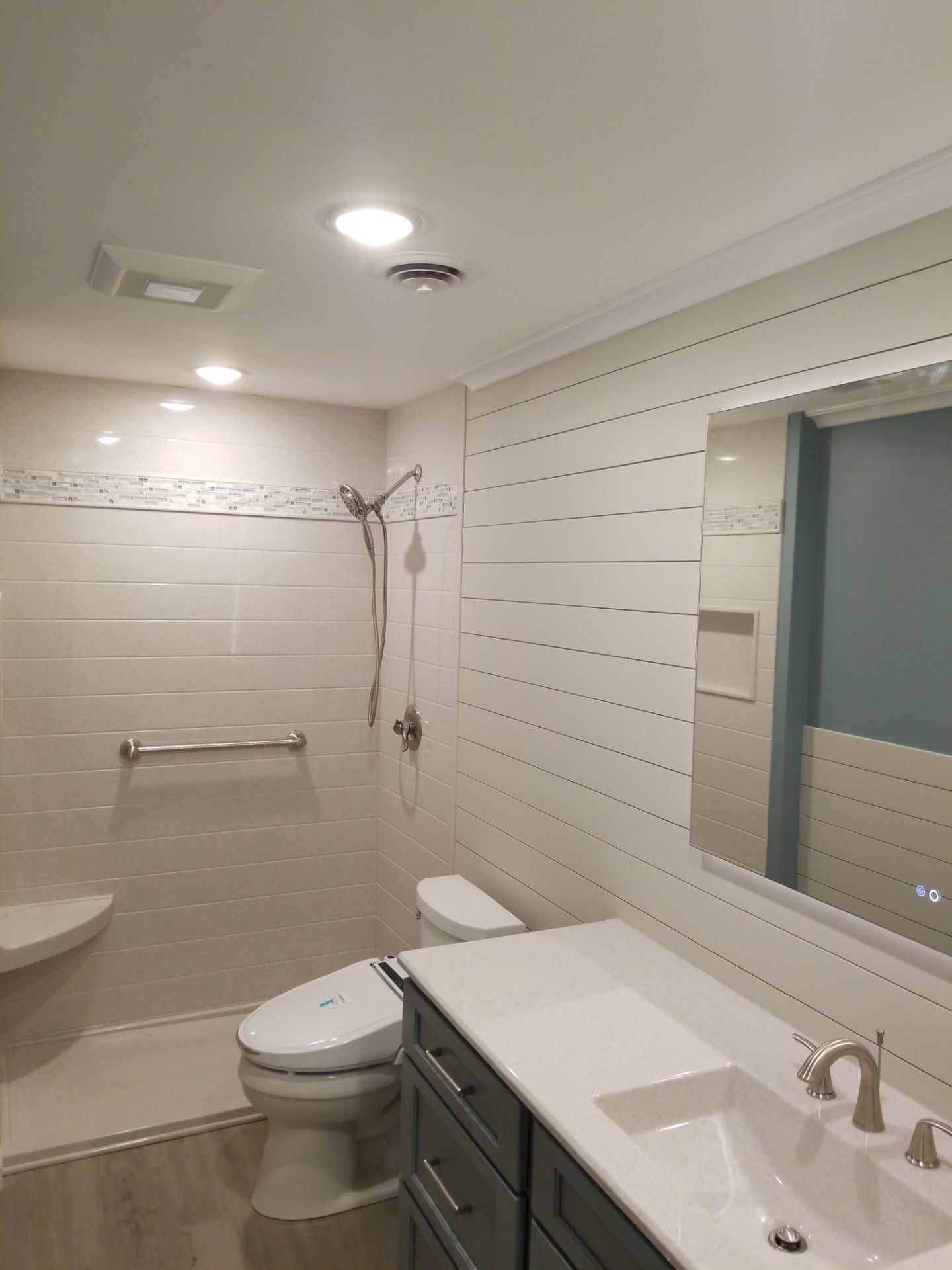 Diane's Basement Bath Remodel by Kitchen Works LLC