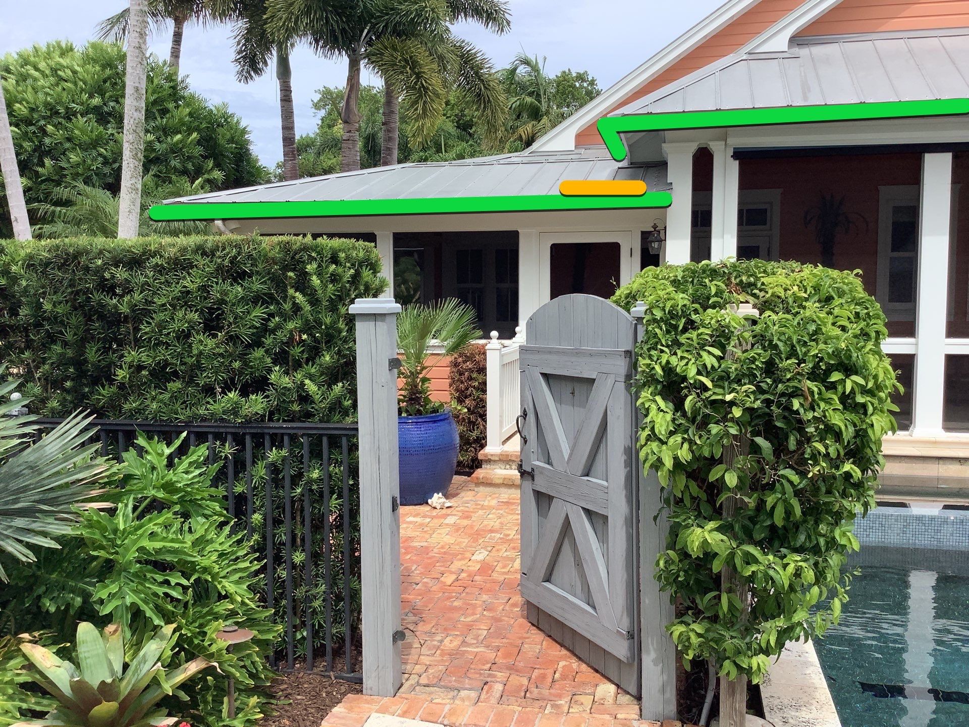 Half-Round Gutters Installation in Boca Grande FL by Gutter Professors