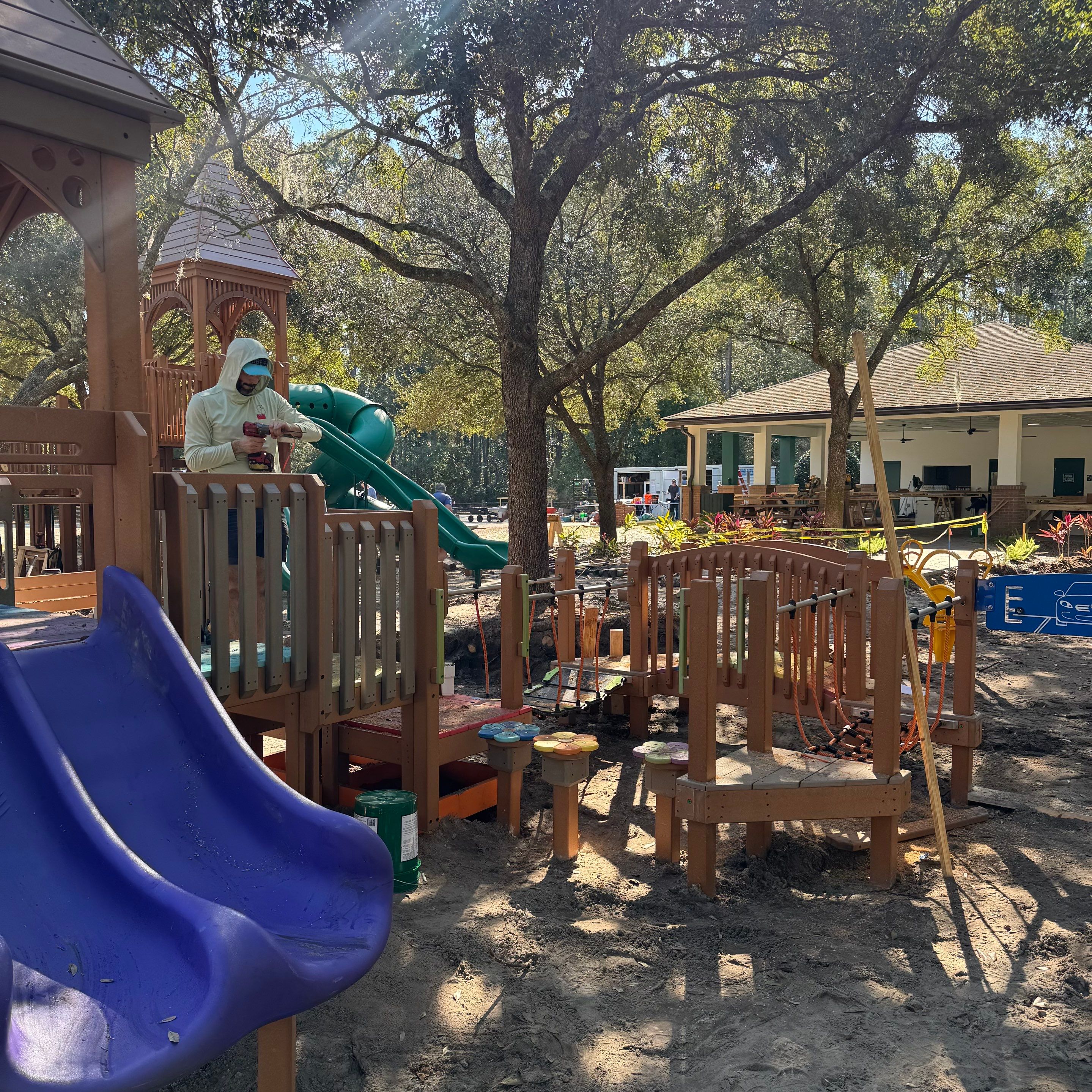 Volunteer Work | Deerwood Community Playground by ProGreen Services