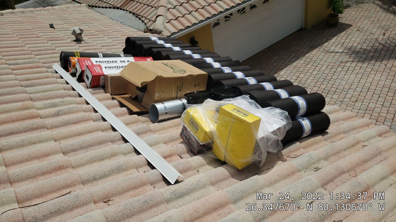 Residential Roofing Installation using 1" Nail strip metal roof by BLUES BROTHERS ROOFING